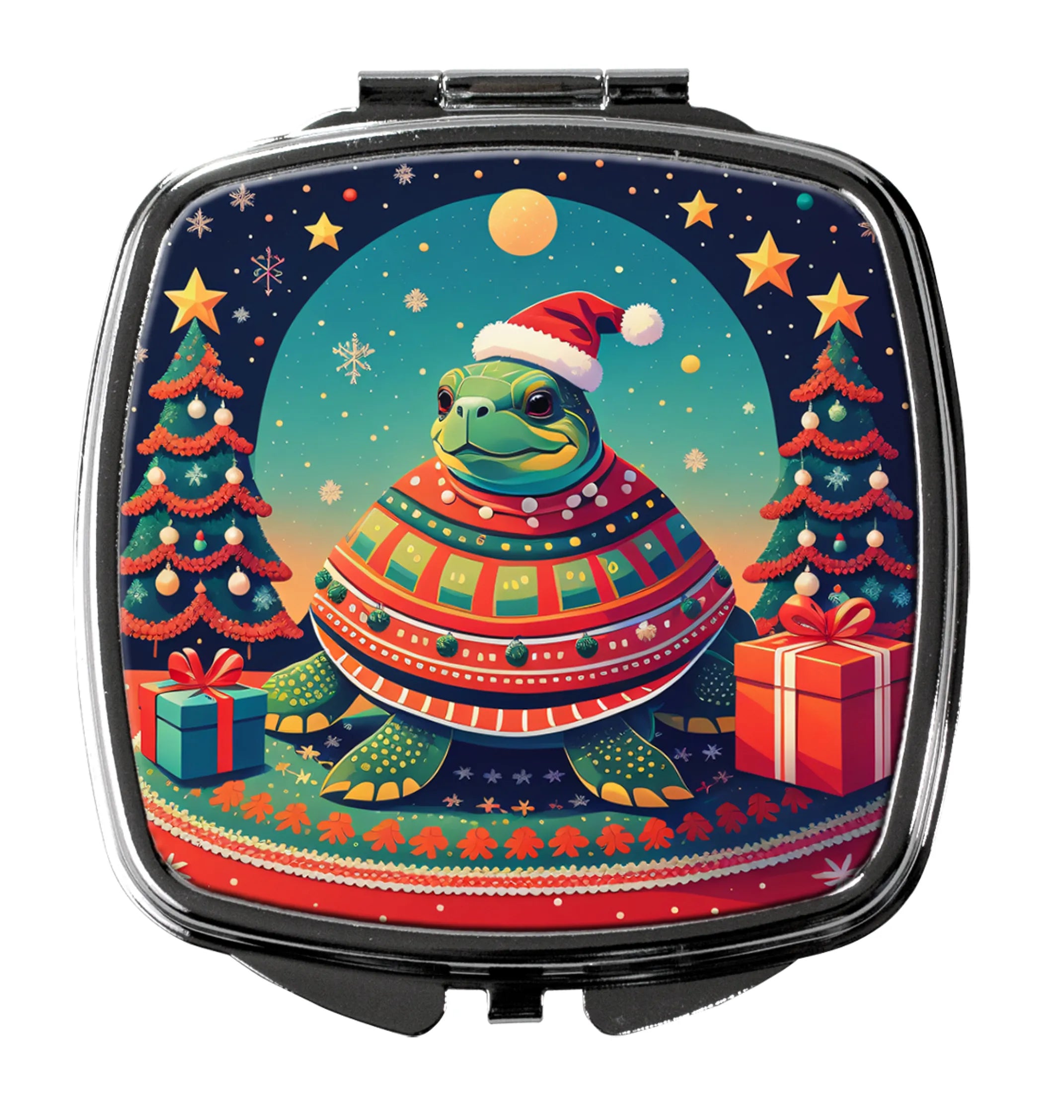 Animal Christmas Compact Mirror - Pack Of: 1 | Collection name: Animal christmas