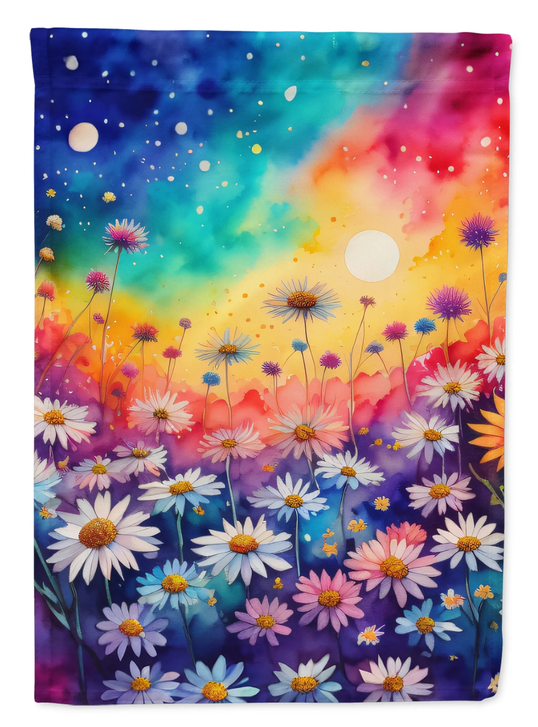 Flowers in Color Decorative Flag - Pack Of: 1 | Collection name: Flowers in color