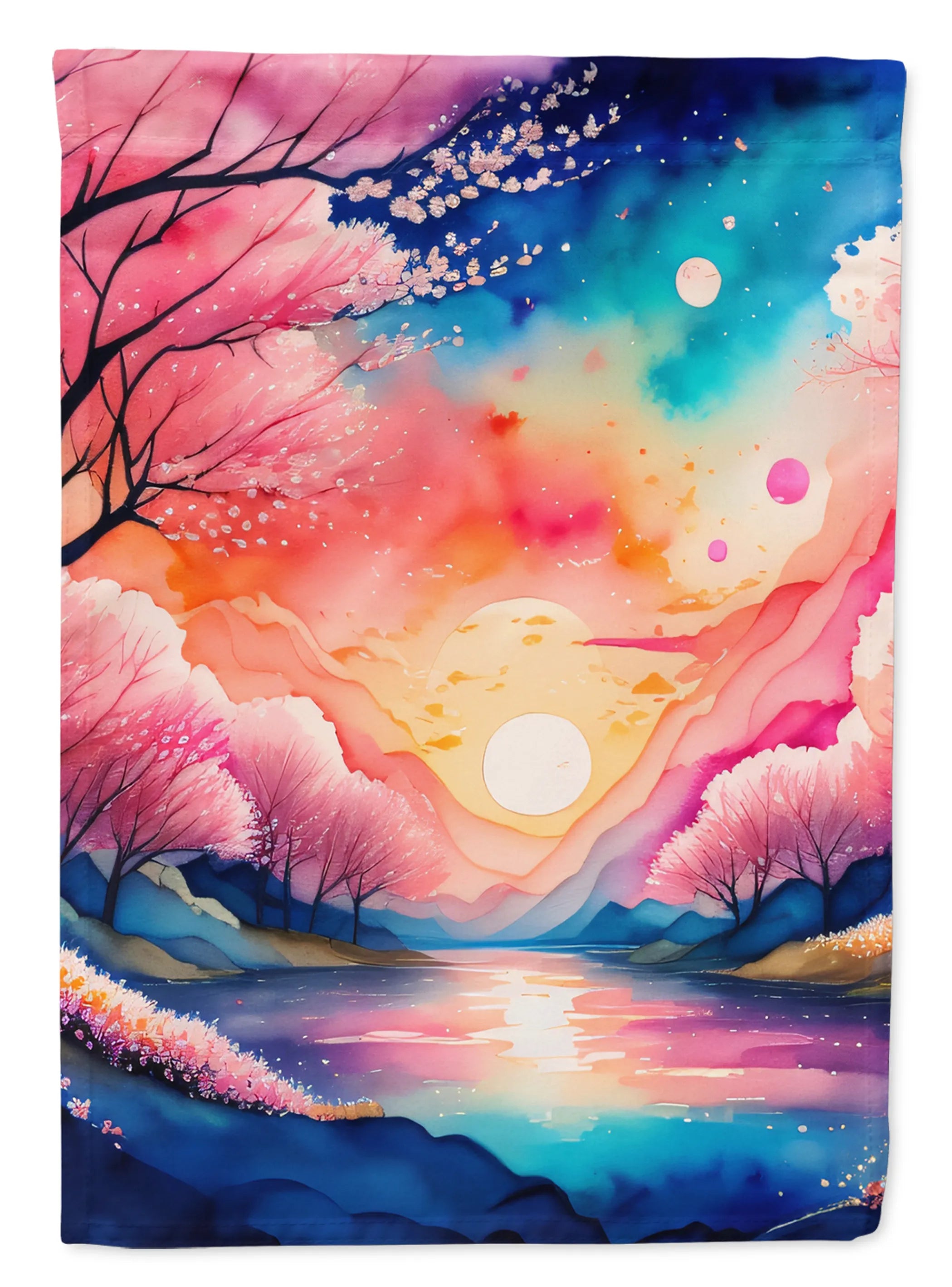 Flowers in Color Decorative Flag - Pack Of: 1 | Collection name: Flowers in color