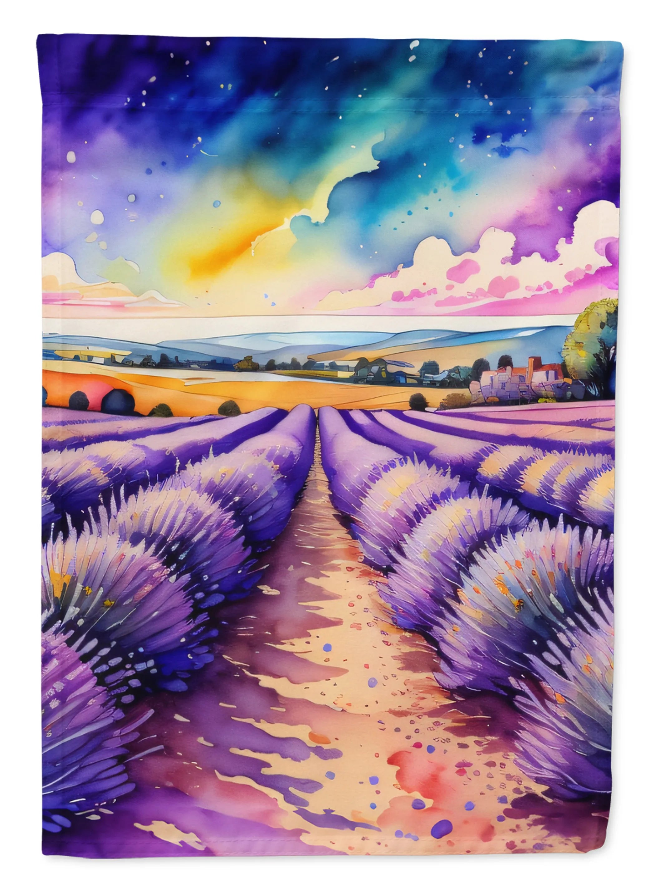 Flowers in Color Decorative Flag - Pack Of: 1 | Collection name: Flowers in color