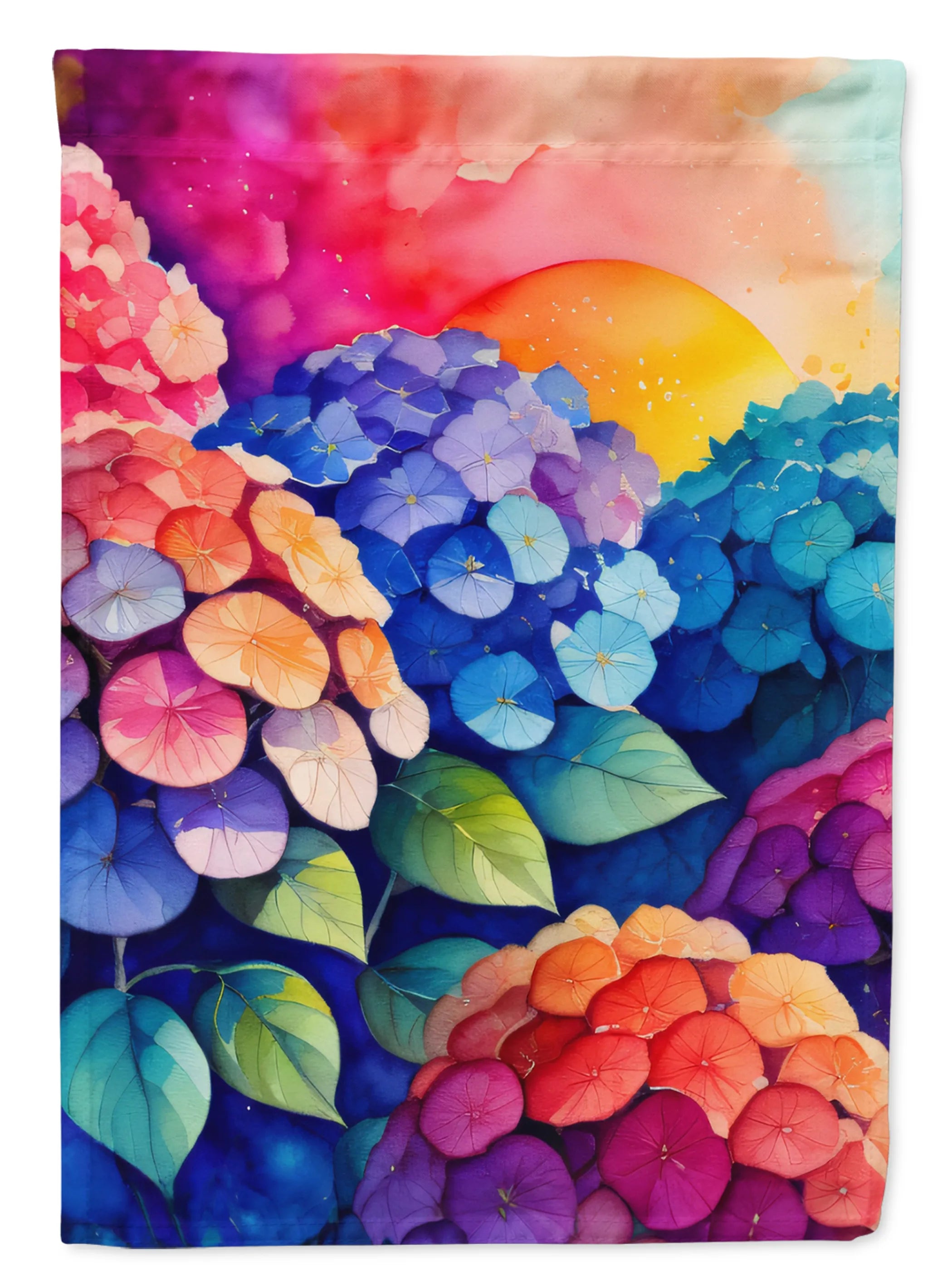 Flowers in Color Decorative Flag - Pack Of: 1 | Collection name: Flowers in color