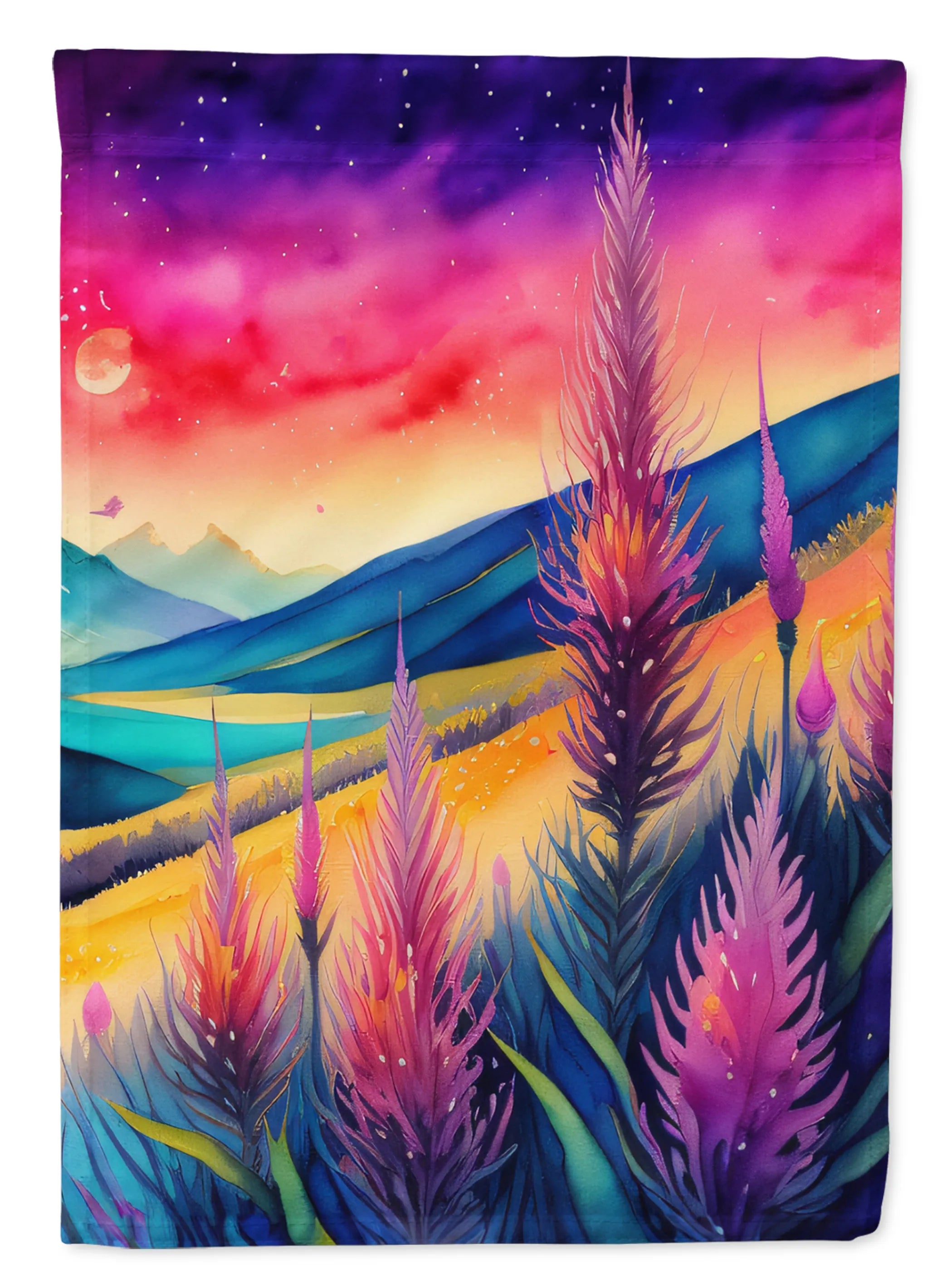 Flowers in Color Decorative Flag - Pack Of: 1 | Collection name: Flowers in color