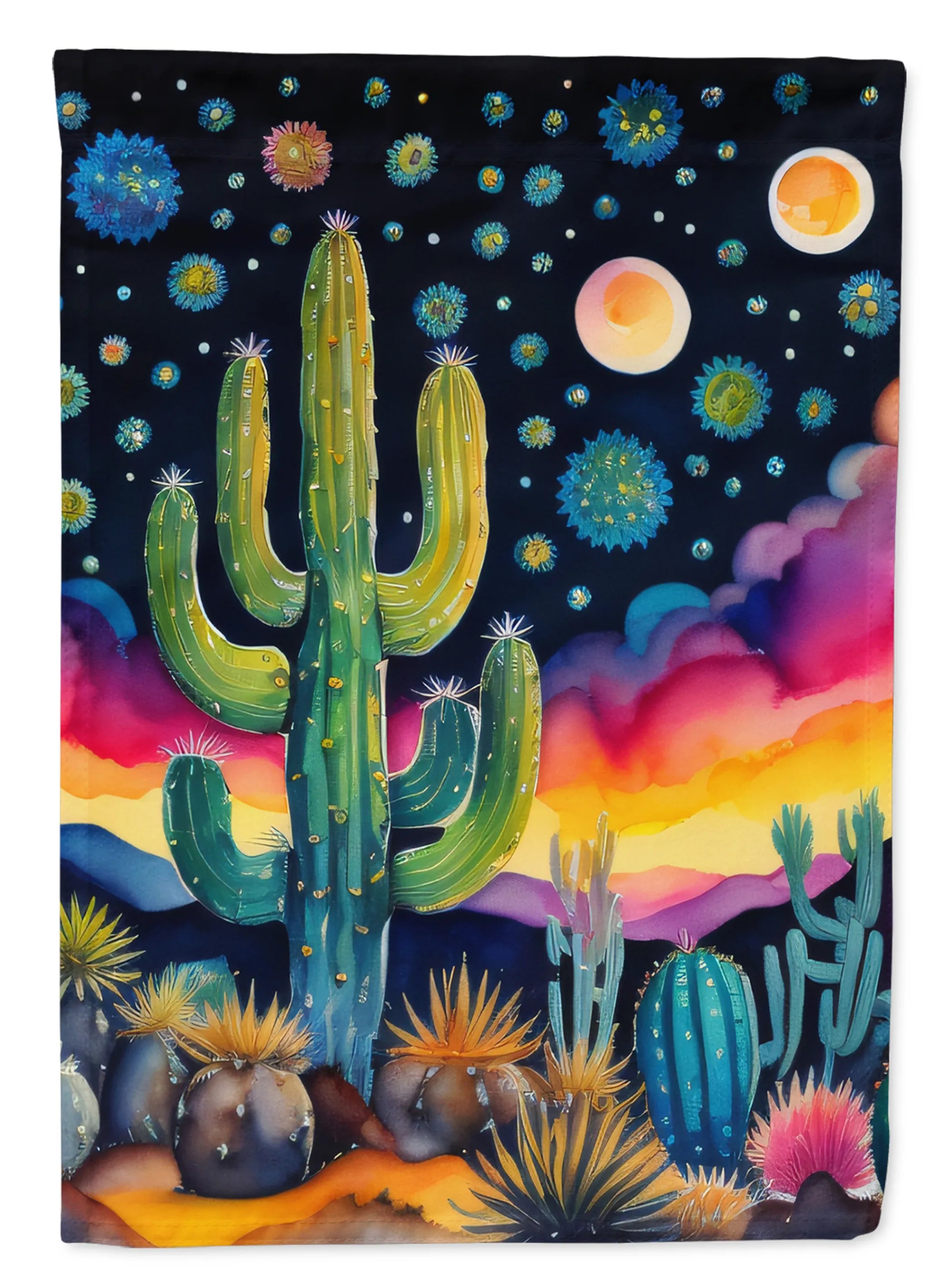 Flowers in Color Decorative Flag - Pack Of: 1 | Collection name: Flowers in color