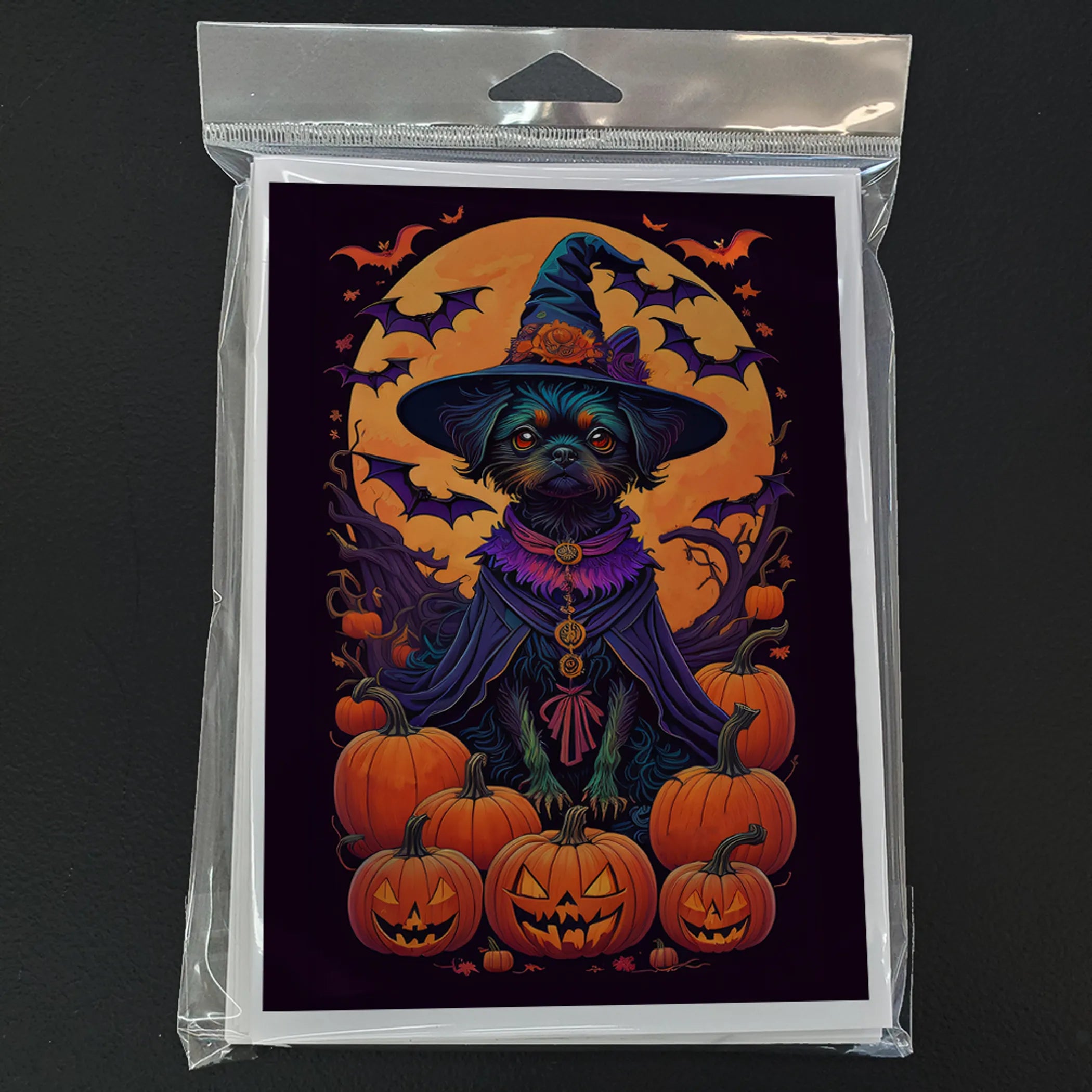 Witchy Halloween Greeting Cards  - Size: 5X7 | Pack Of: 8 | Collection name: Witchy halloween