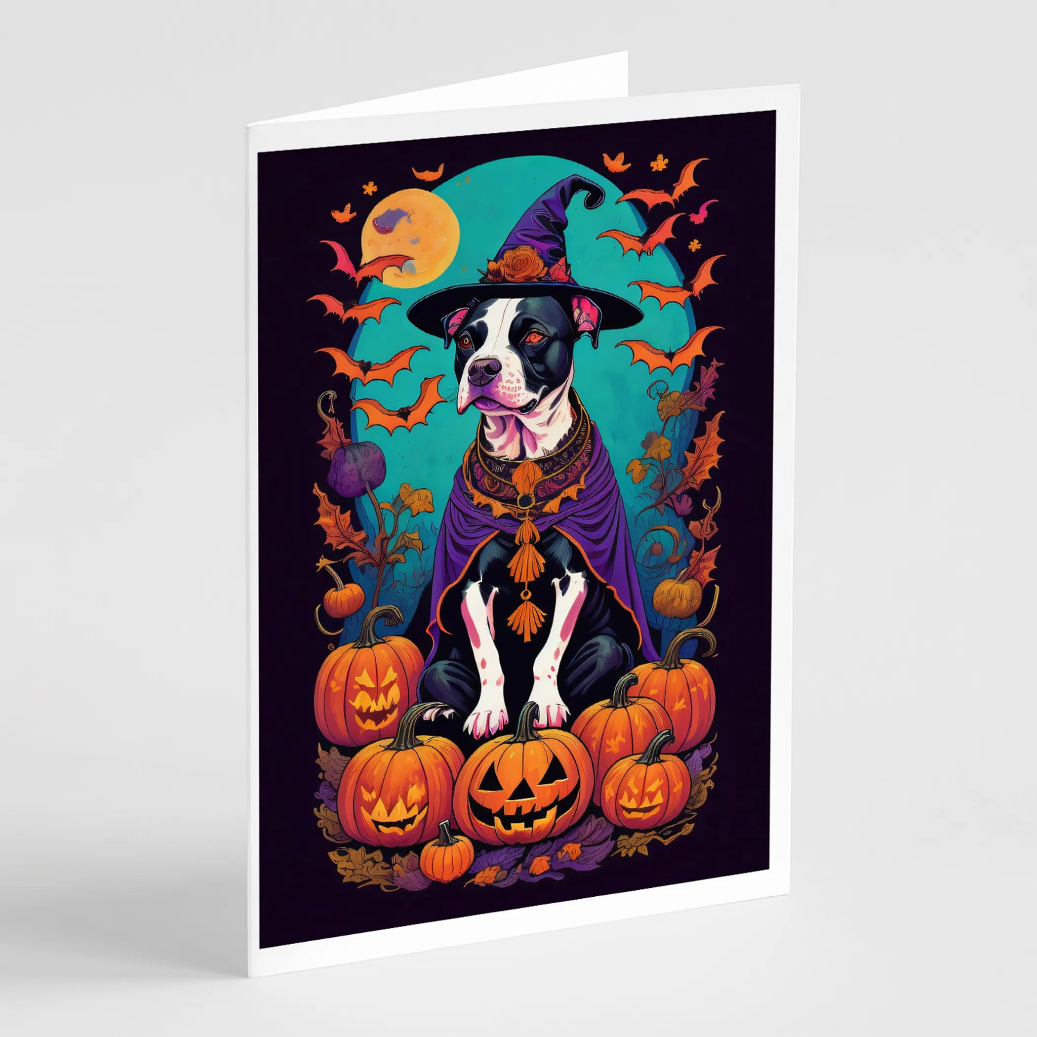 Witchy Halloween Greeting Cards  - Size: 5X7 | Pack Of: 8 | Collection name: Witchy halloween
