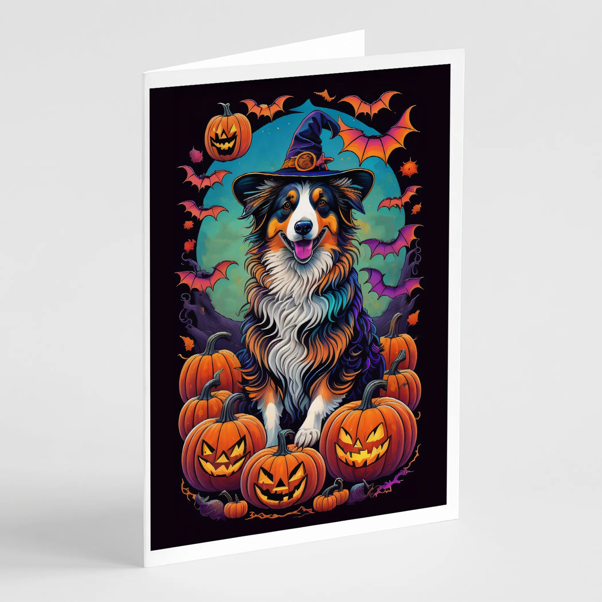 Witchy Halloween Greeting Cards  - Size: 5X7 | Pack Of: 8 | Collection name: Witchy halloween