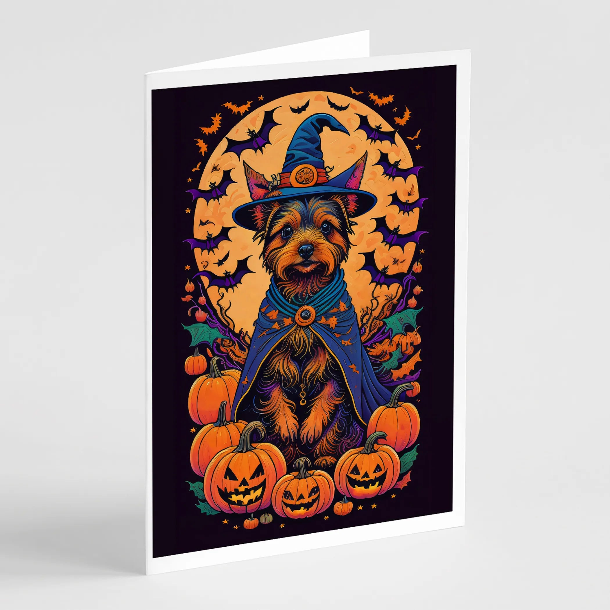 Witchy Halloween Greeting Cards  - Size: 5X7 | Pack Of: 8 | Collection name: Witchy halloween