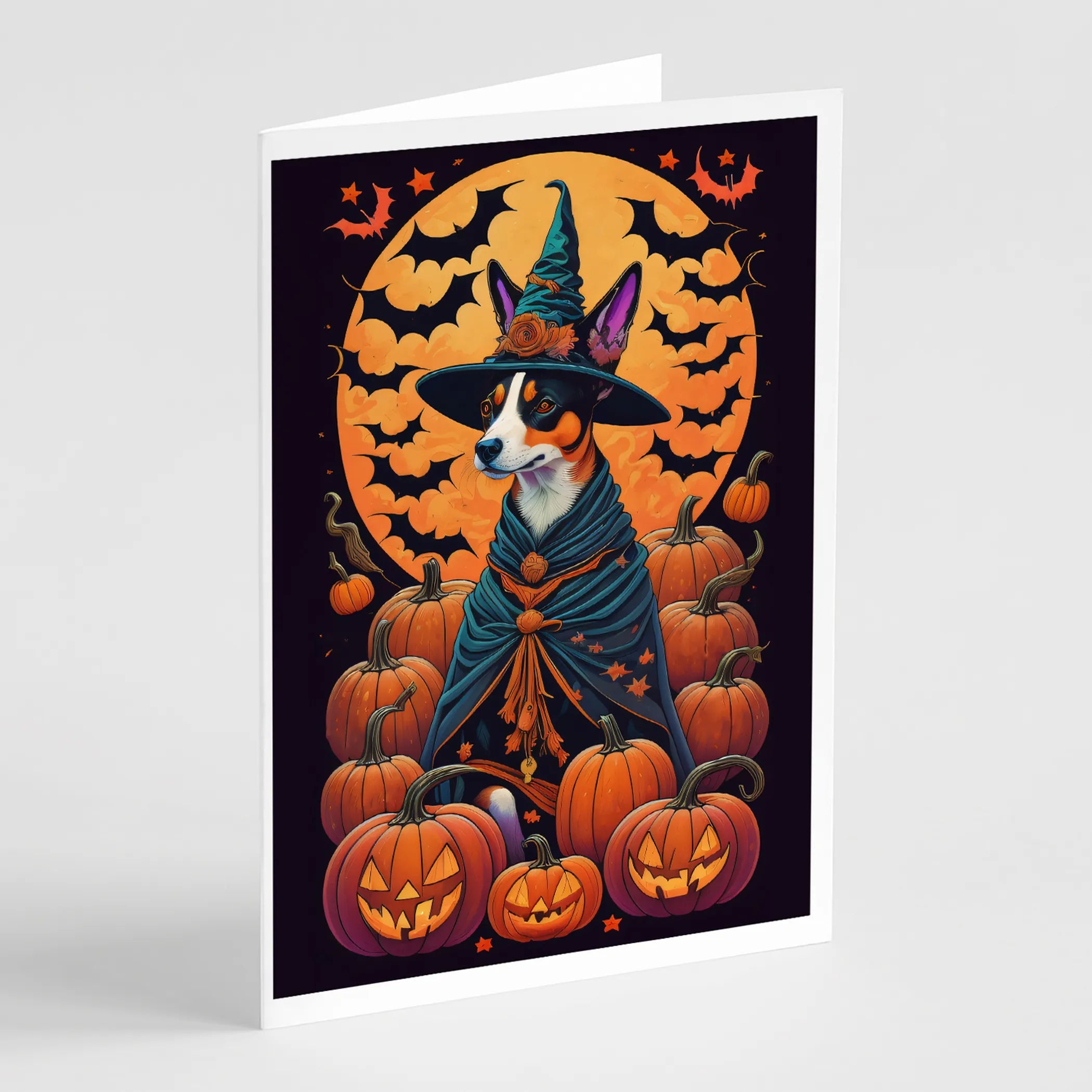Witchy Halloween Greeting Cards  - Size: 5X7 | Pack Of: 8 | Collection name: Witchy halloween