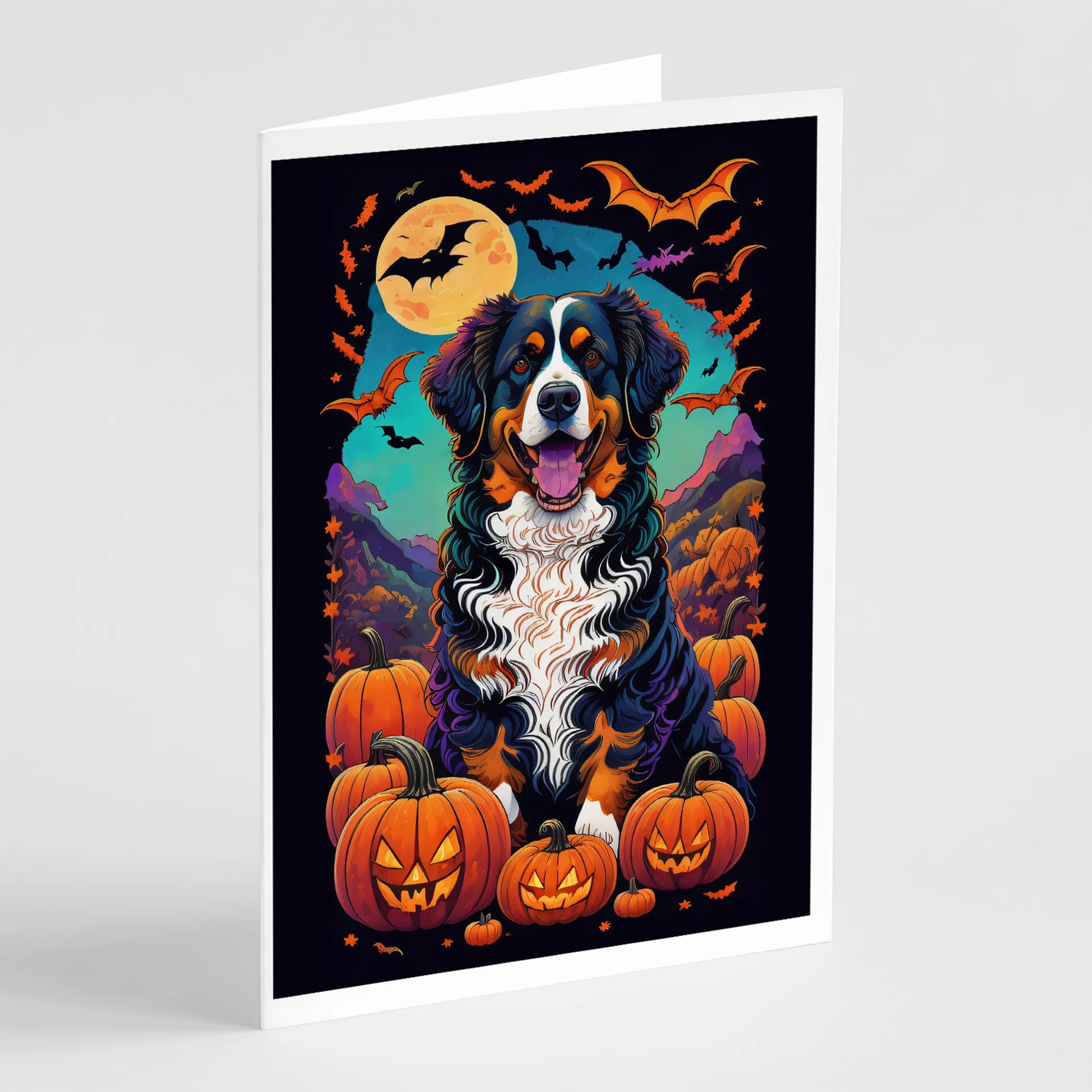 Witchy Halloween Greeting Cards  - Size: 5X7 | Pack Of: 8 | Collection name: Witchy halloween
