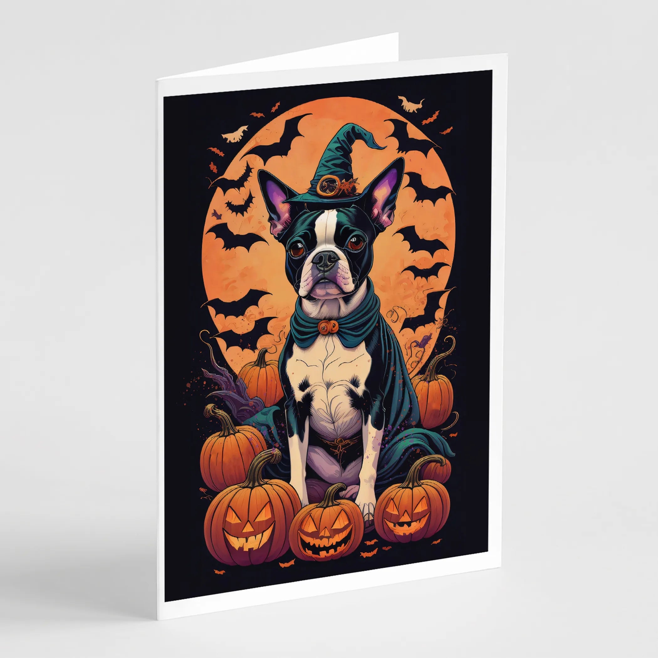 Witchy Halloween Greeting Cards  - Size: 5X7 | Pack Of: 8 | Collection name: Witchy halloween