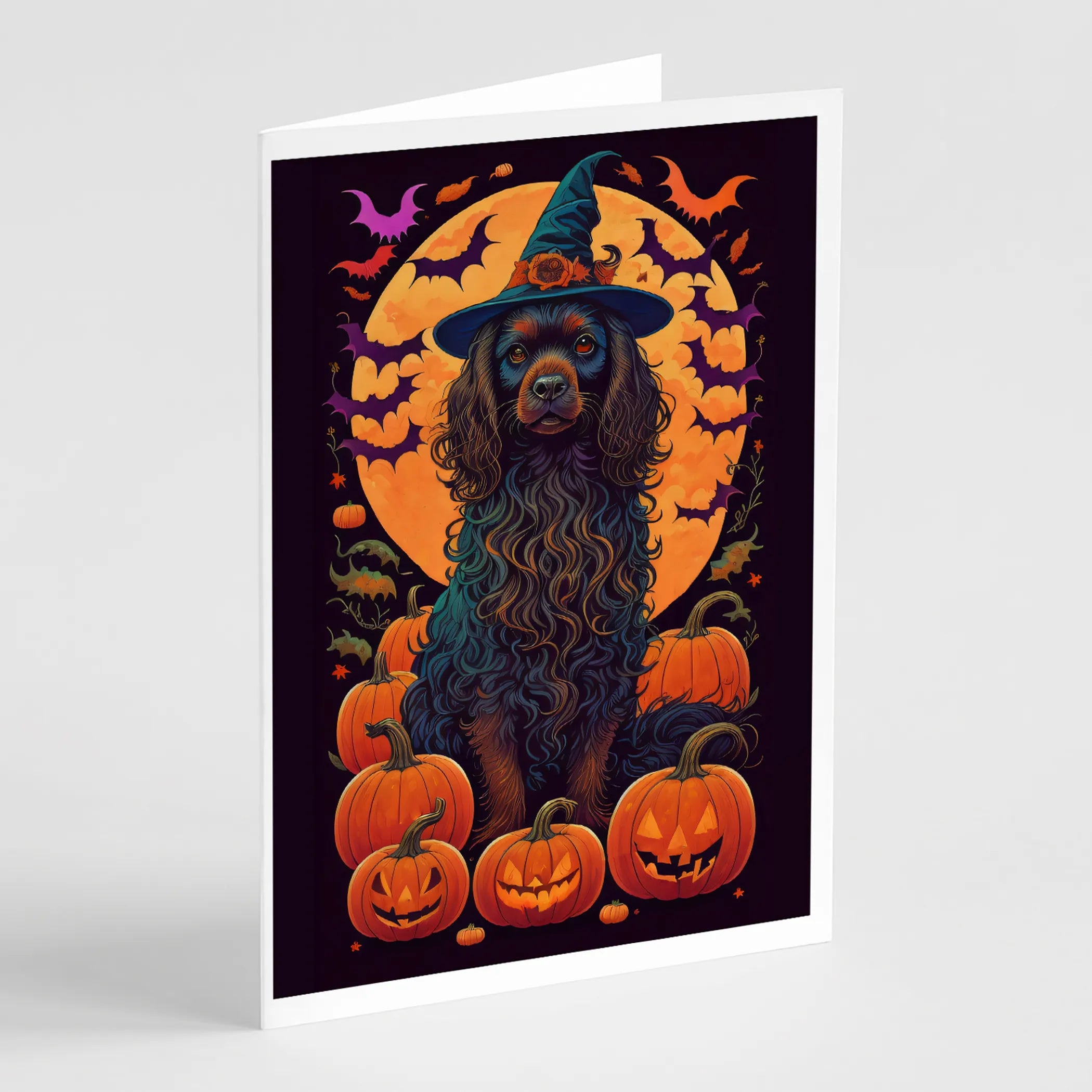 Witchy Halloween Greeting Cards  - Size: 5X7 | Pack Of: 8 | Collection name: Witchy halloween