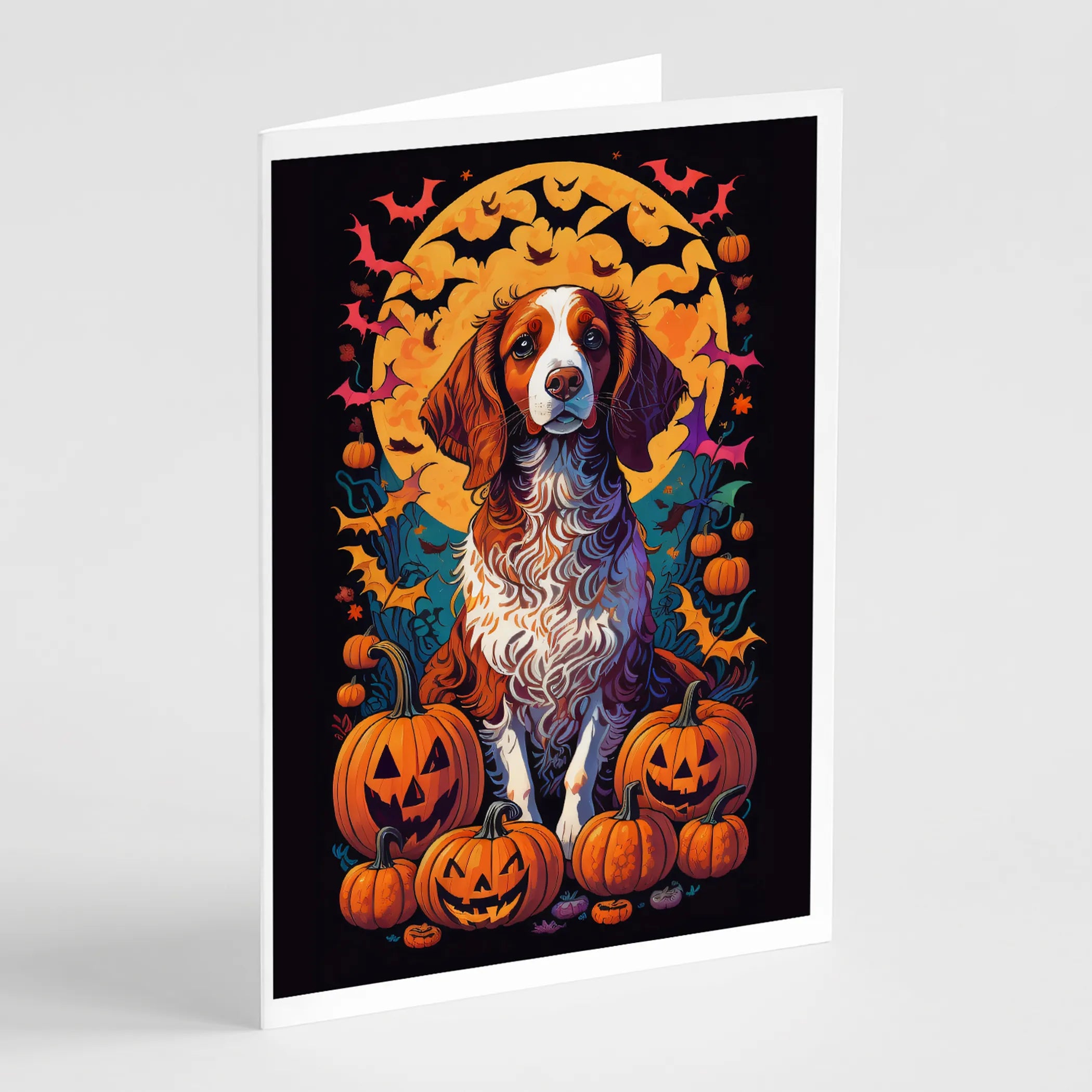 Witchy Halloween Greeting Cards  - Size: 5X7 | Pack Of: 8 | Collection name: Witchy halloween