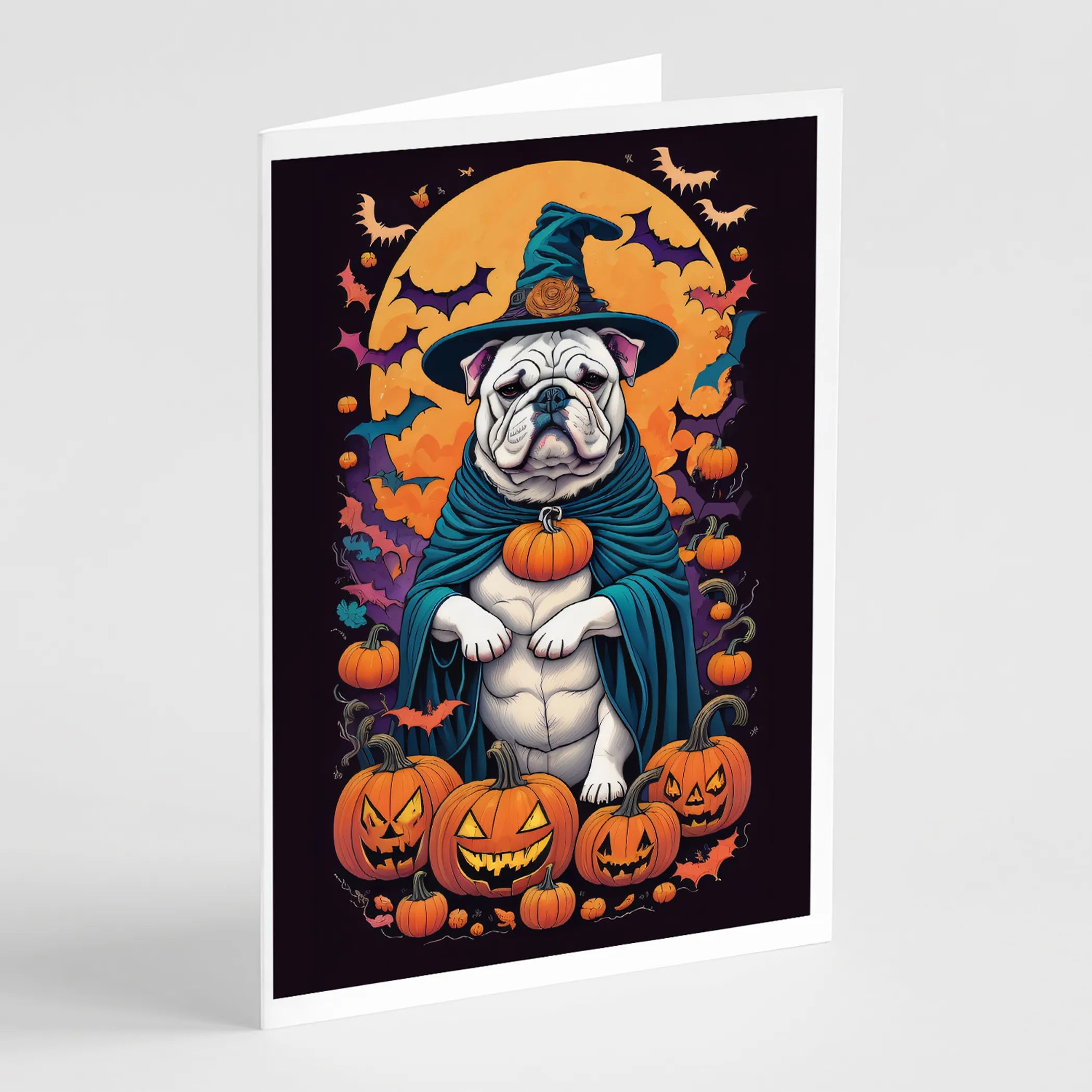 Witchy Halloween Greeting Cards  - Size: 5X7 | Pack Of: 8 | Collection name: Witchy halloween