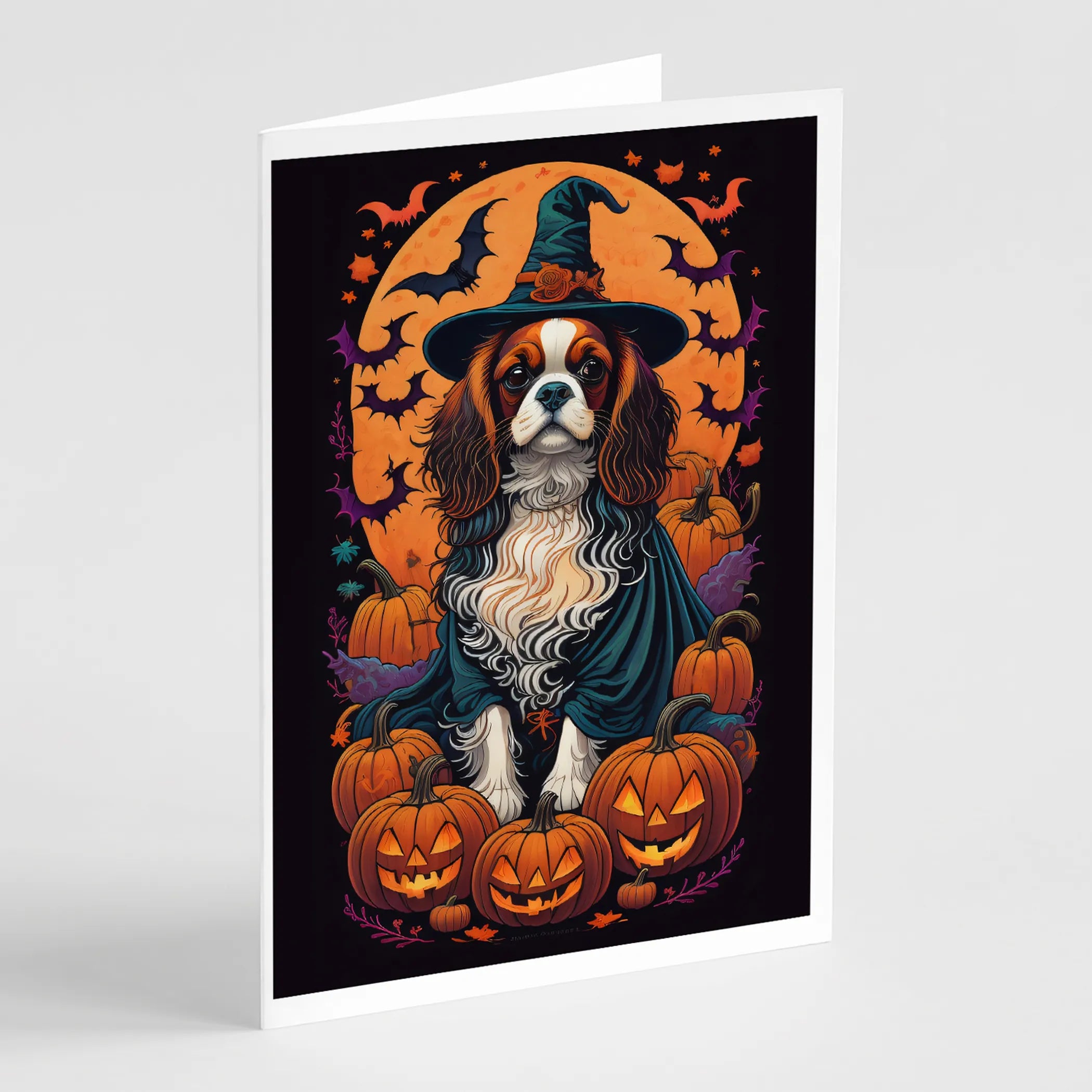 Witchy Halloween Greeting Cards  - Size: 5X7 | Pack Of: 8 | Collection name: Witchy halloween
