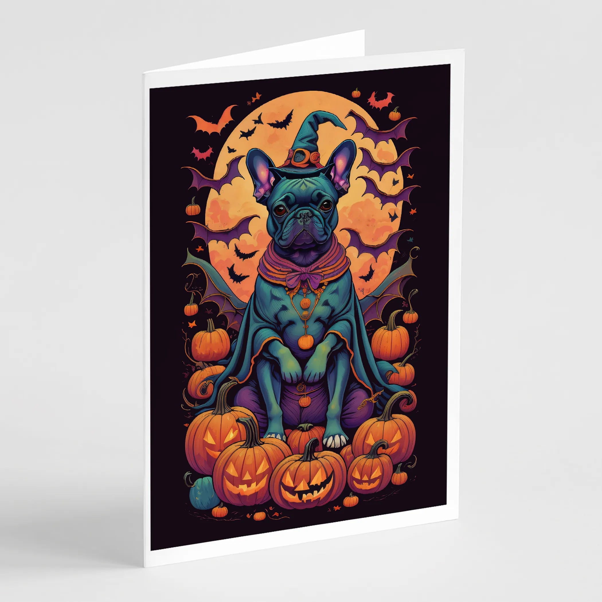 Witchy Halloween Greeting Cards  - Size: 5X7 | Pack Of: 8 | Collection name: Witchy halloween