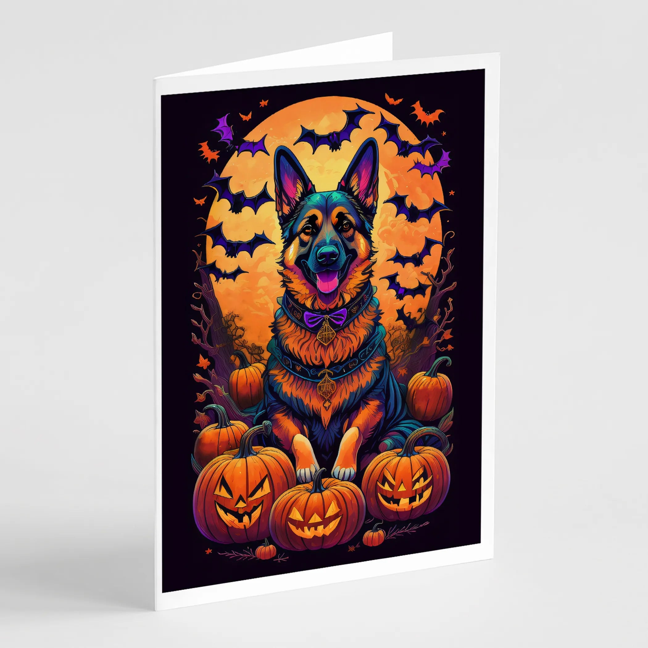 Witchy Halloween Greeting Cards  - Size: 5X7 | Pack Of: 8 | Collection name: Witchy halloween