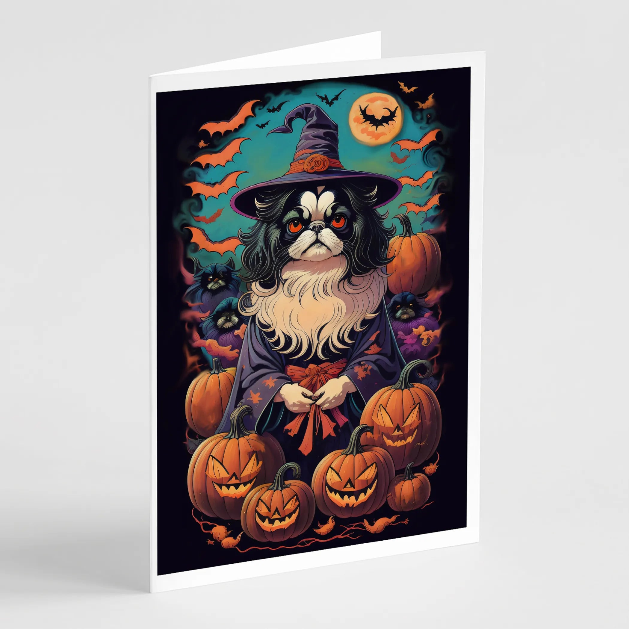 Witchy Halloween Greeting Cards  - Size: 5X7 | Pack Of: 8 | Collection name: Witchy halloween