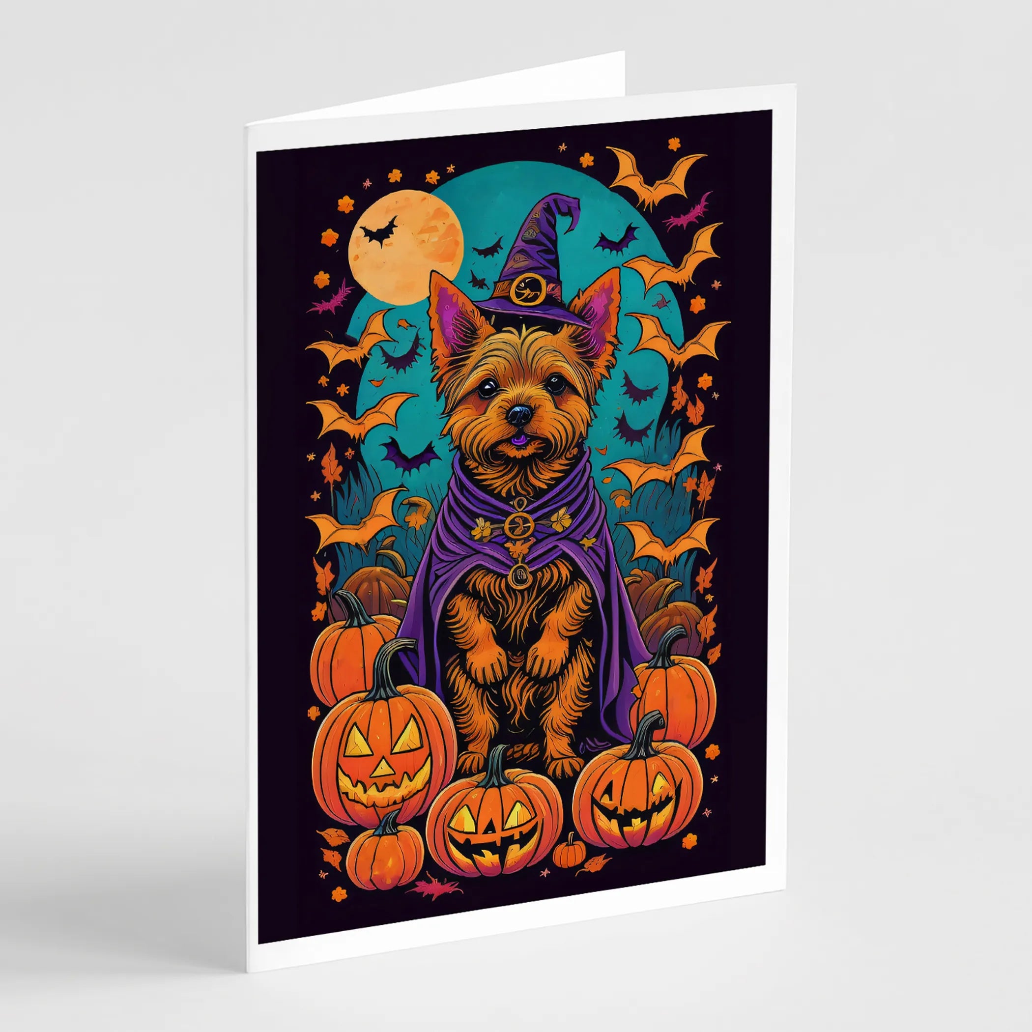 Witchy Halloween Greeting Cards  - Size: 5X7 | Pack Of: 8 | Collection name: Witchy halloween