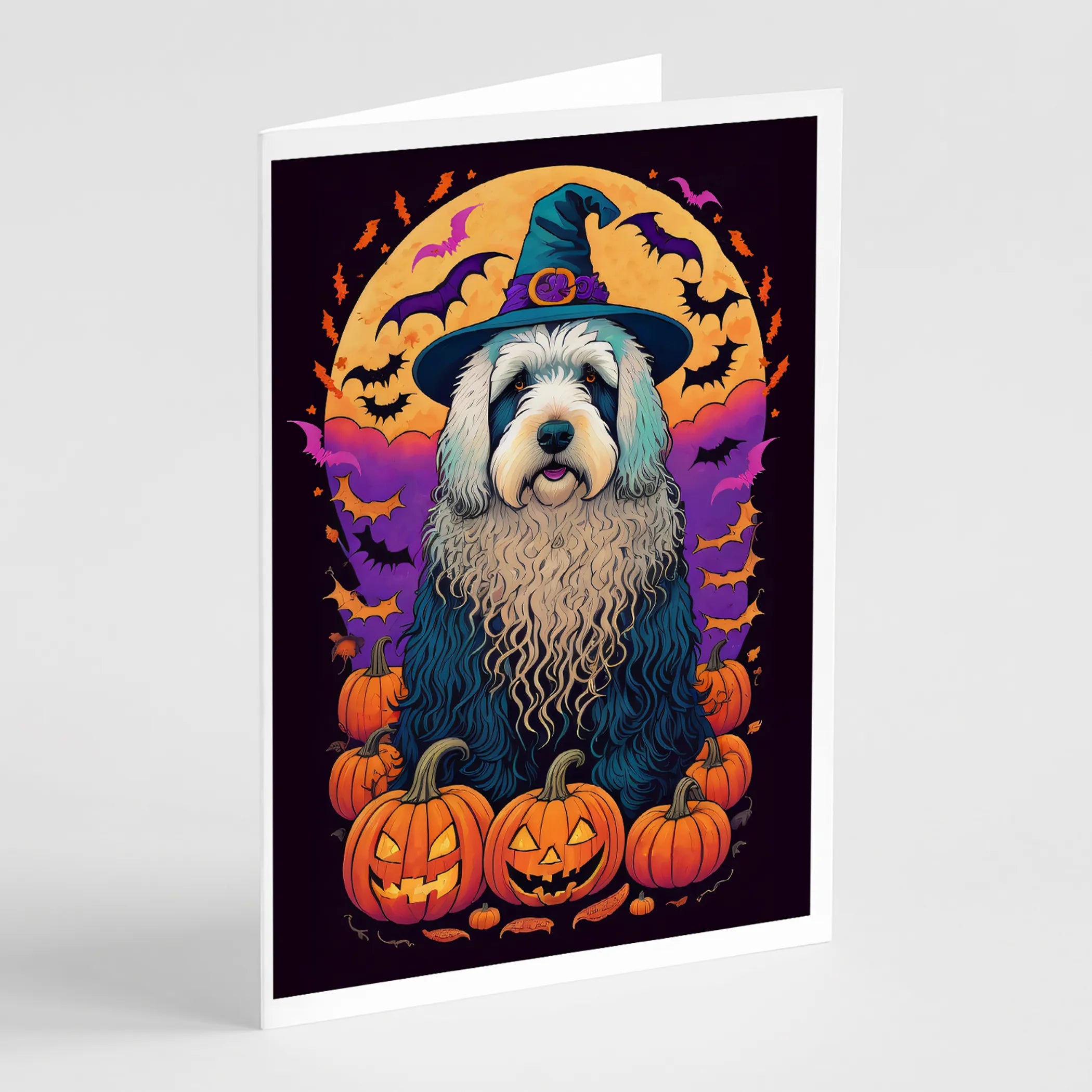 Witchy Halloween Greeting Cards  - Size: 5X7 | Pack Of: 8 | Collection name: Witchy halloween