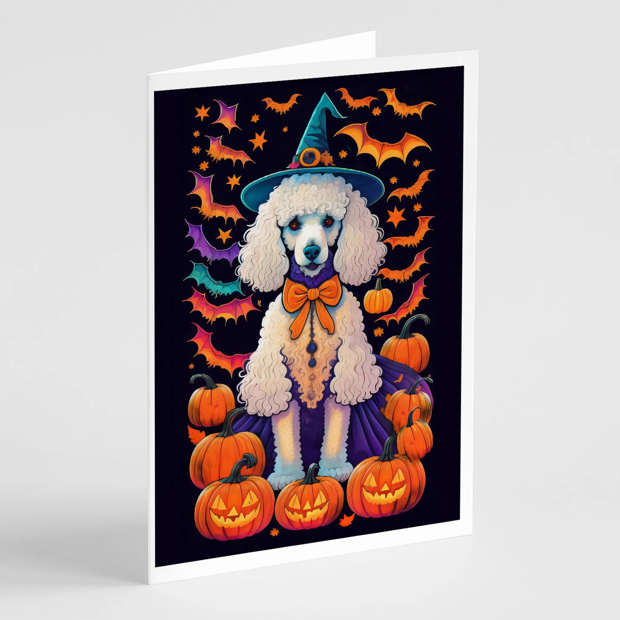 Witchy Halloween Greeting Cards  - Size: 5X7 | Pack Of: 8 | Collection name: Witchy halloween