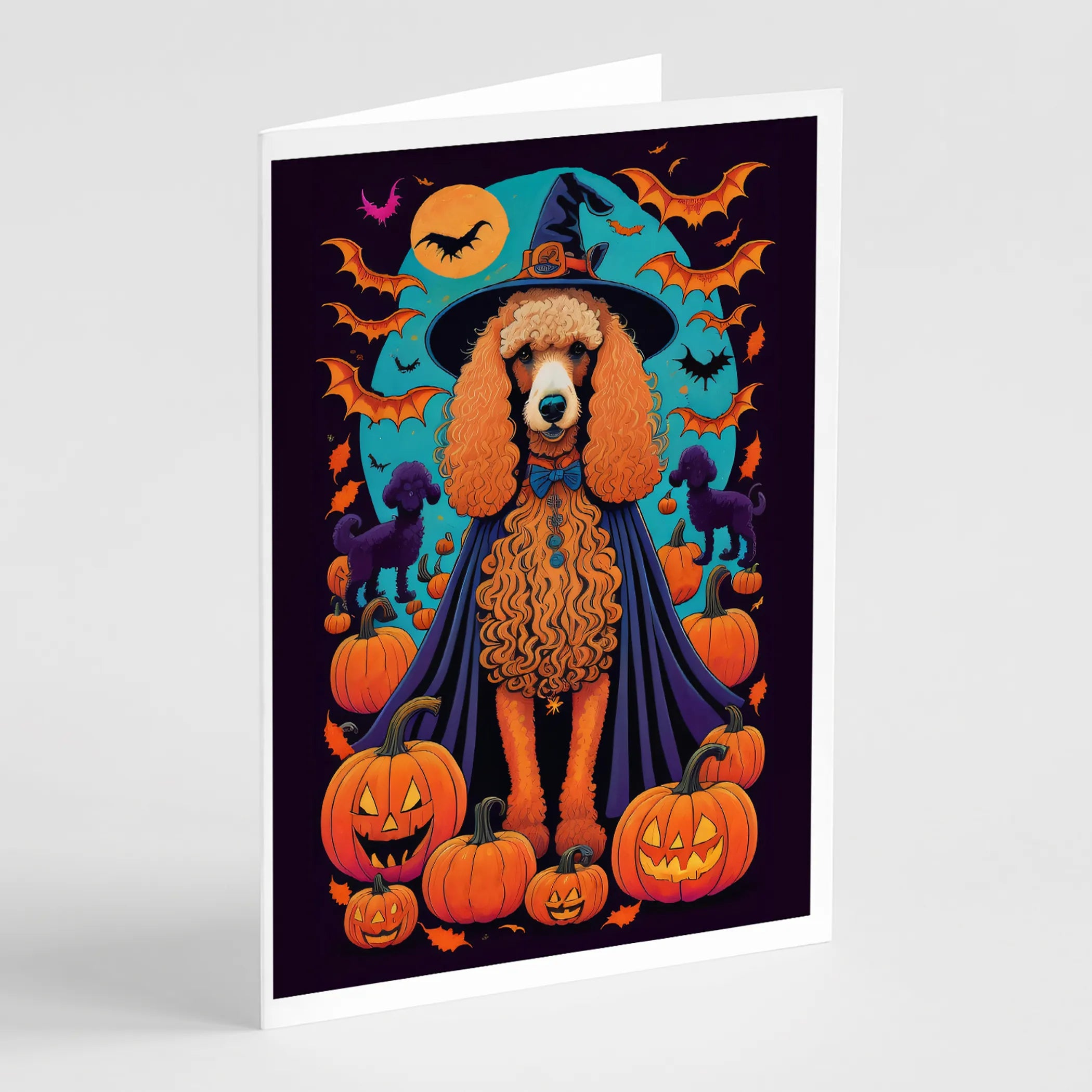 Witchy Halloween Greeting Cards  - Size: 5X7 | Pack Of: 8 | Collection name: Witchy halloween
