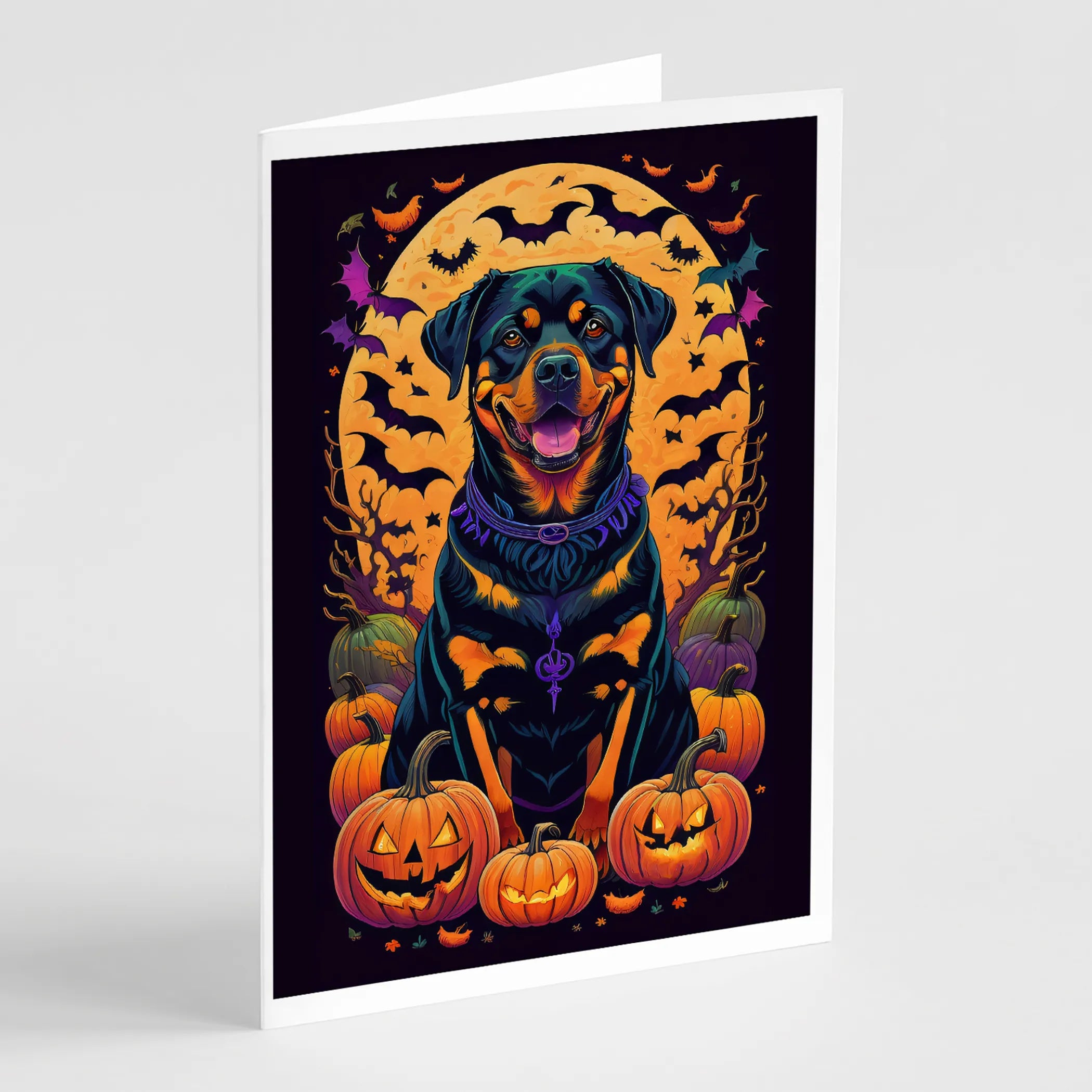 Witchy Halloween Greeting Cards  - Size: 5X7 | Pack Of: 8 | Collection name: Witchy halloween