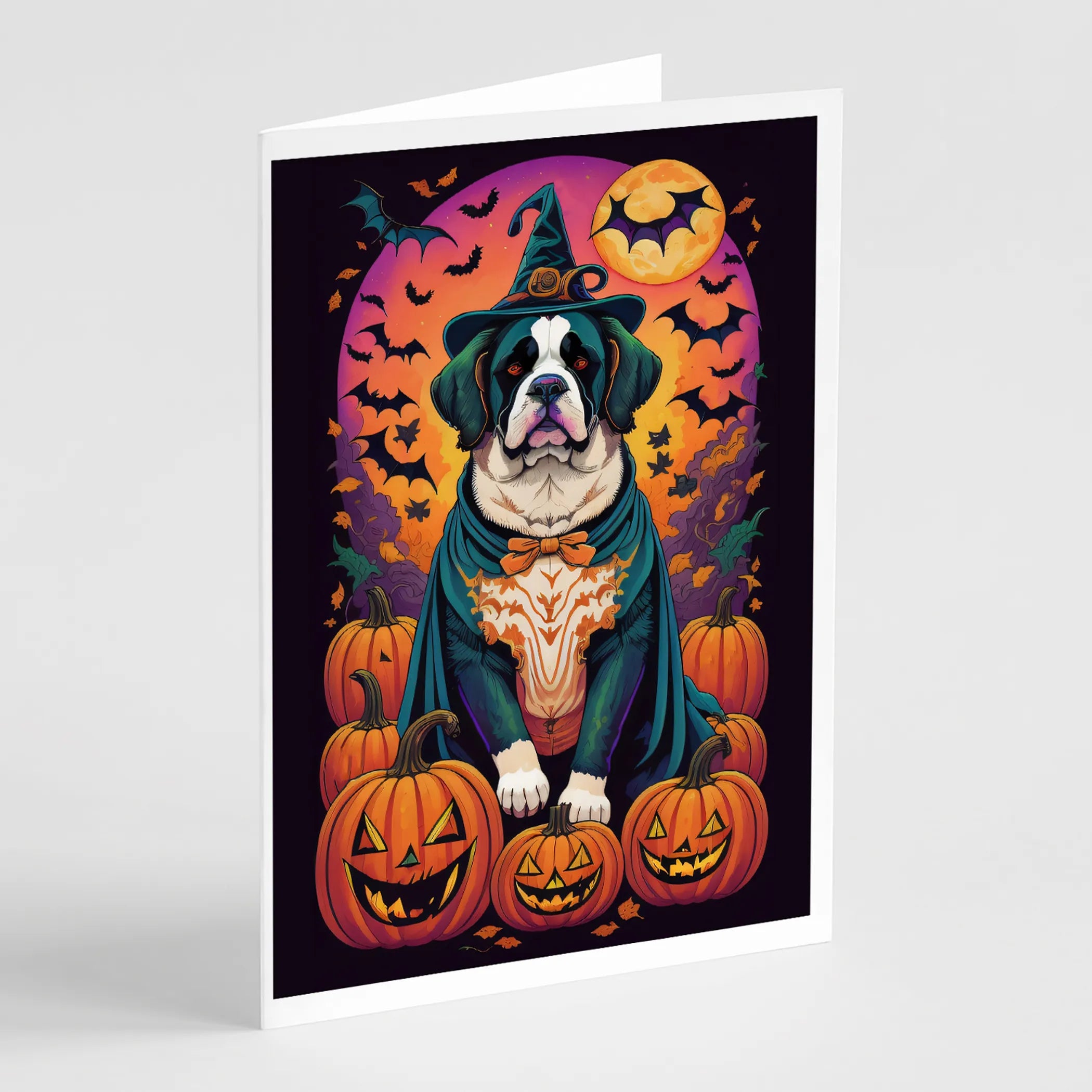Witchy Halloween Greeting Cards  - Size: 5X7 | Pack Of: 8 | Collection name: Witchy halloween
