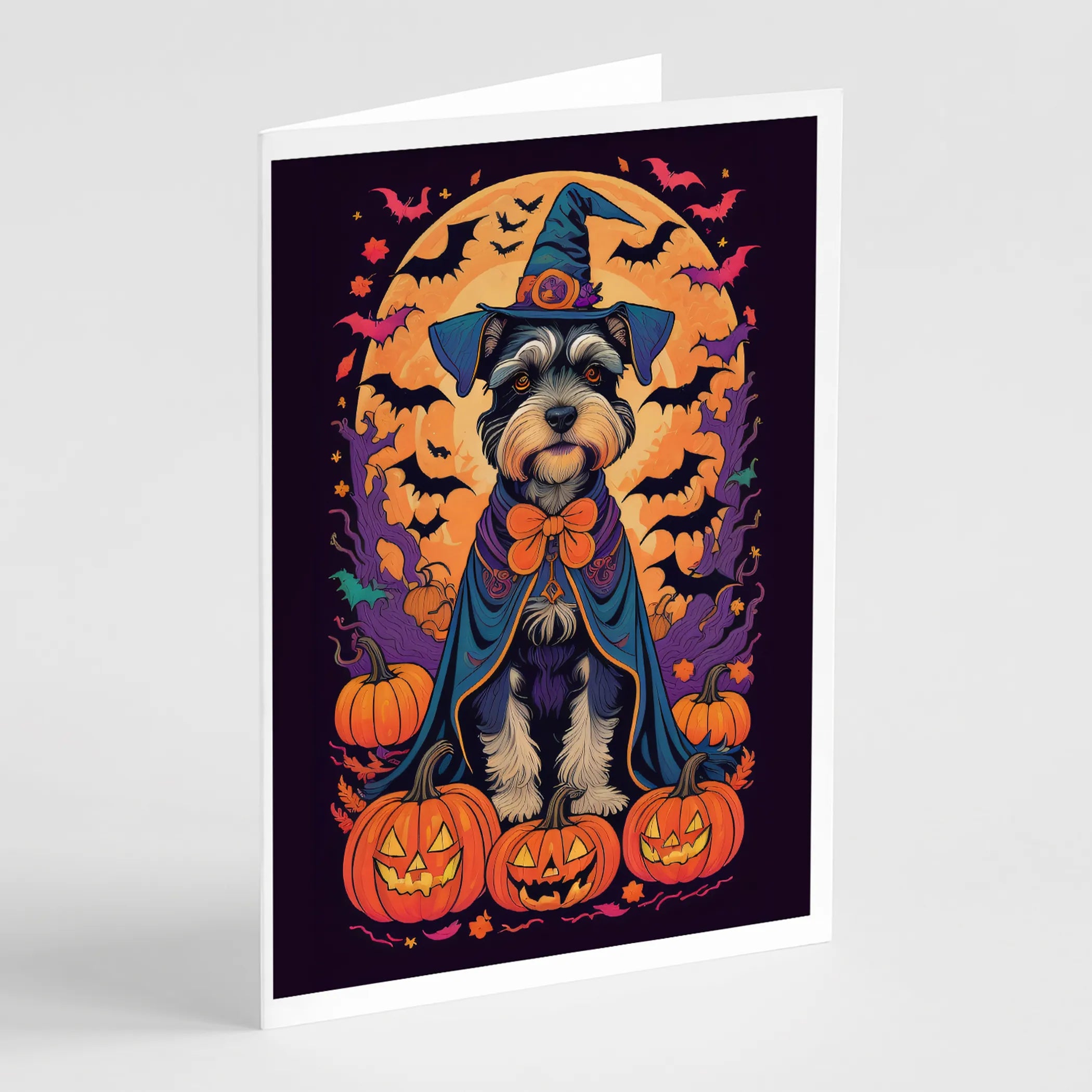 Witchy Halloween Greeting Cards  - Size: 5X7 | Pack Of: 8 | Collection name: Witchy halloween