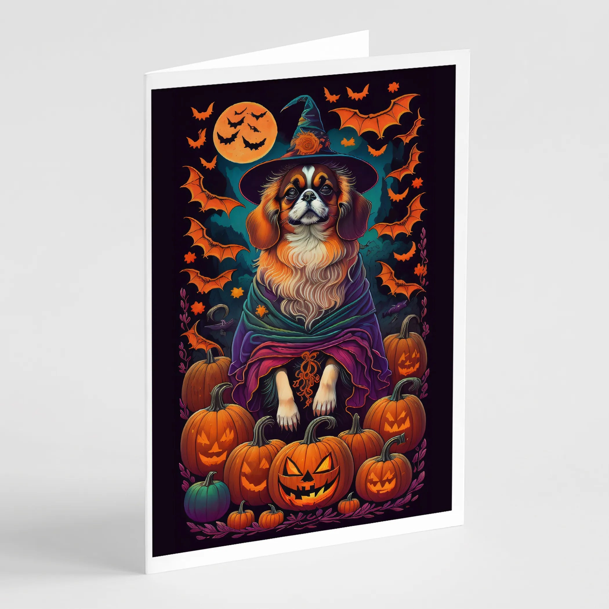 Witchy Halloween Greeting Cards  - Size: 5X7 | Pack Of: 8 | Collection name: Witchy halloween