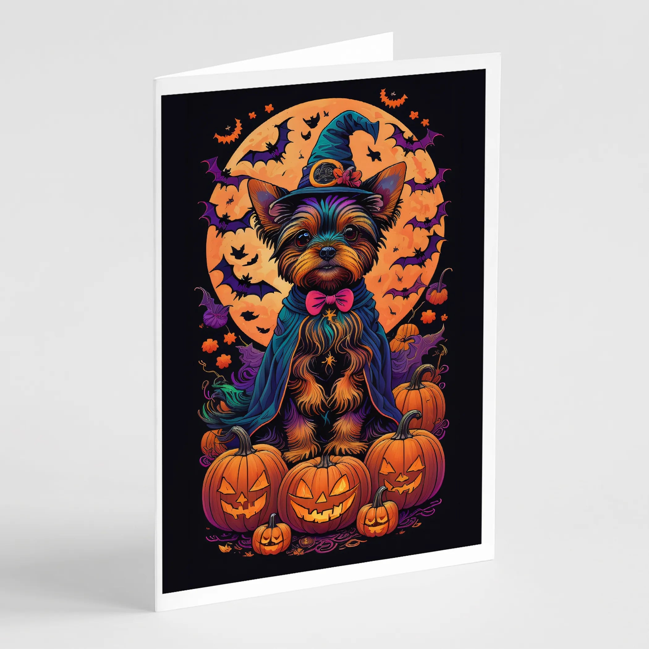 Witchy Halloween Greeting Cards  - Size: 5X7 | Pack Of: 8 | Collection name: Witchy halloween