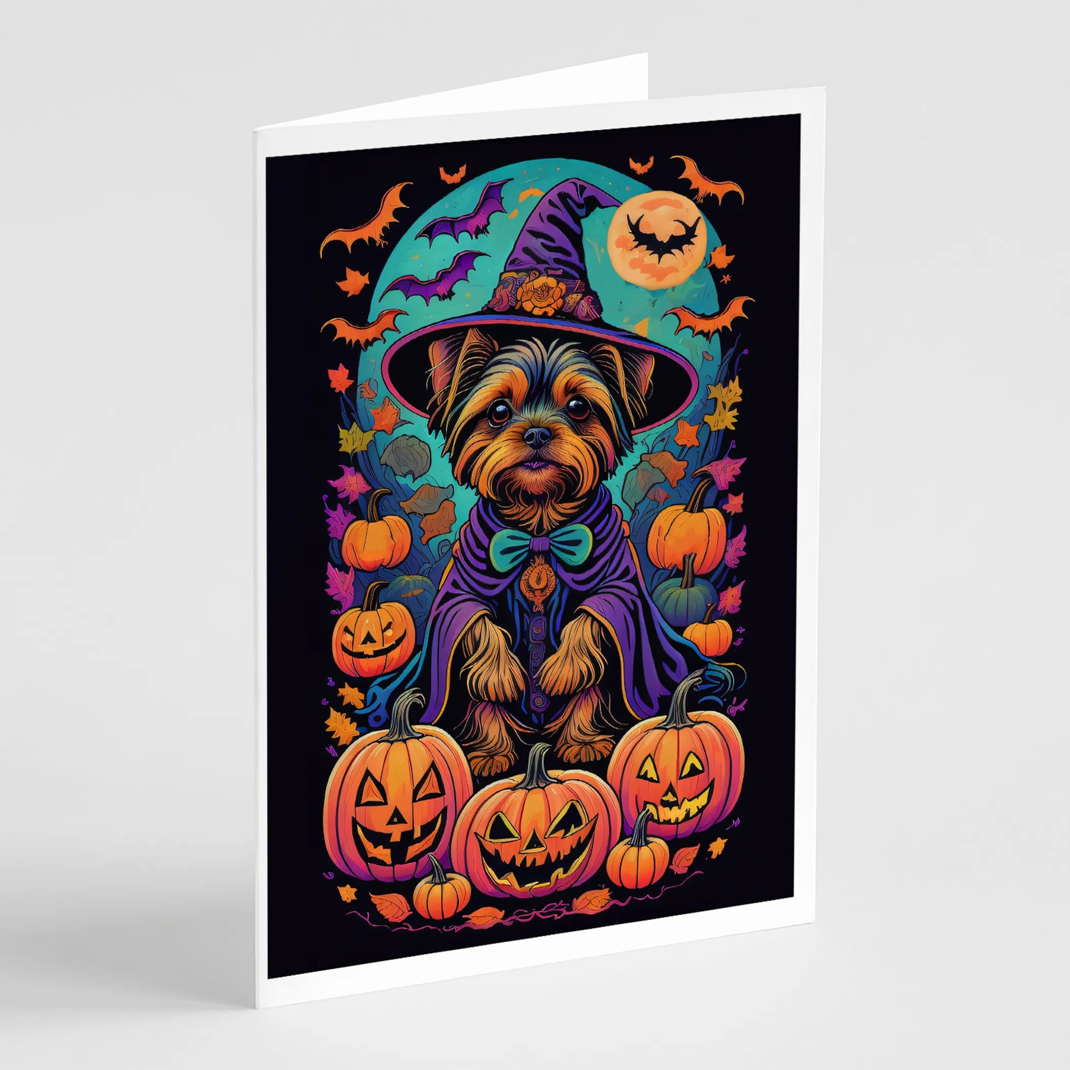 Witchy Halloween Greeting Cards  - Size: 5X7 | Pack Of: 8 | Collection name: Witchy halloween