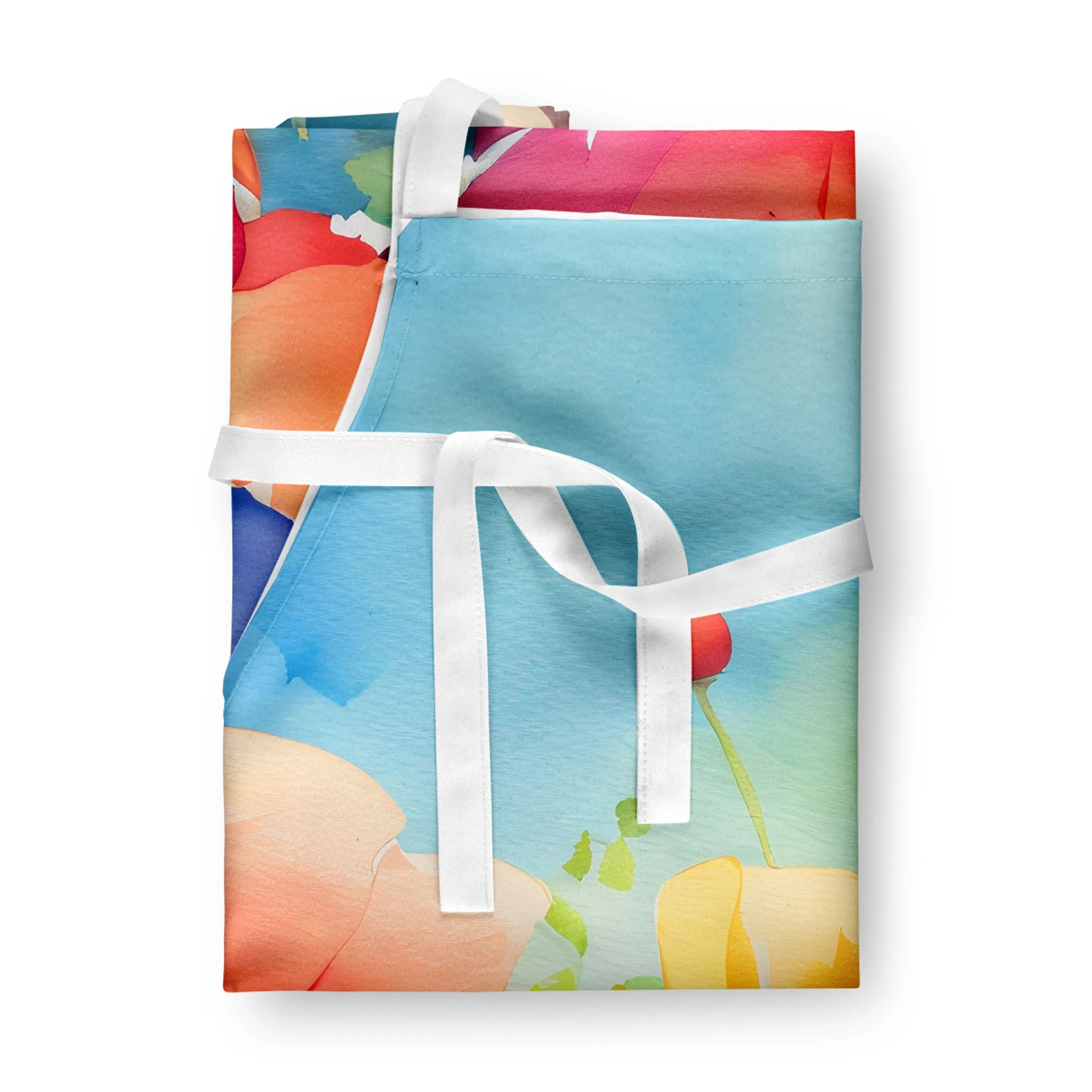 Flowers in Watercolor Apron - Size: LARGE | Pack Of: 1 | Collection name: Flowers in watercolor