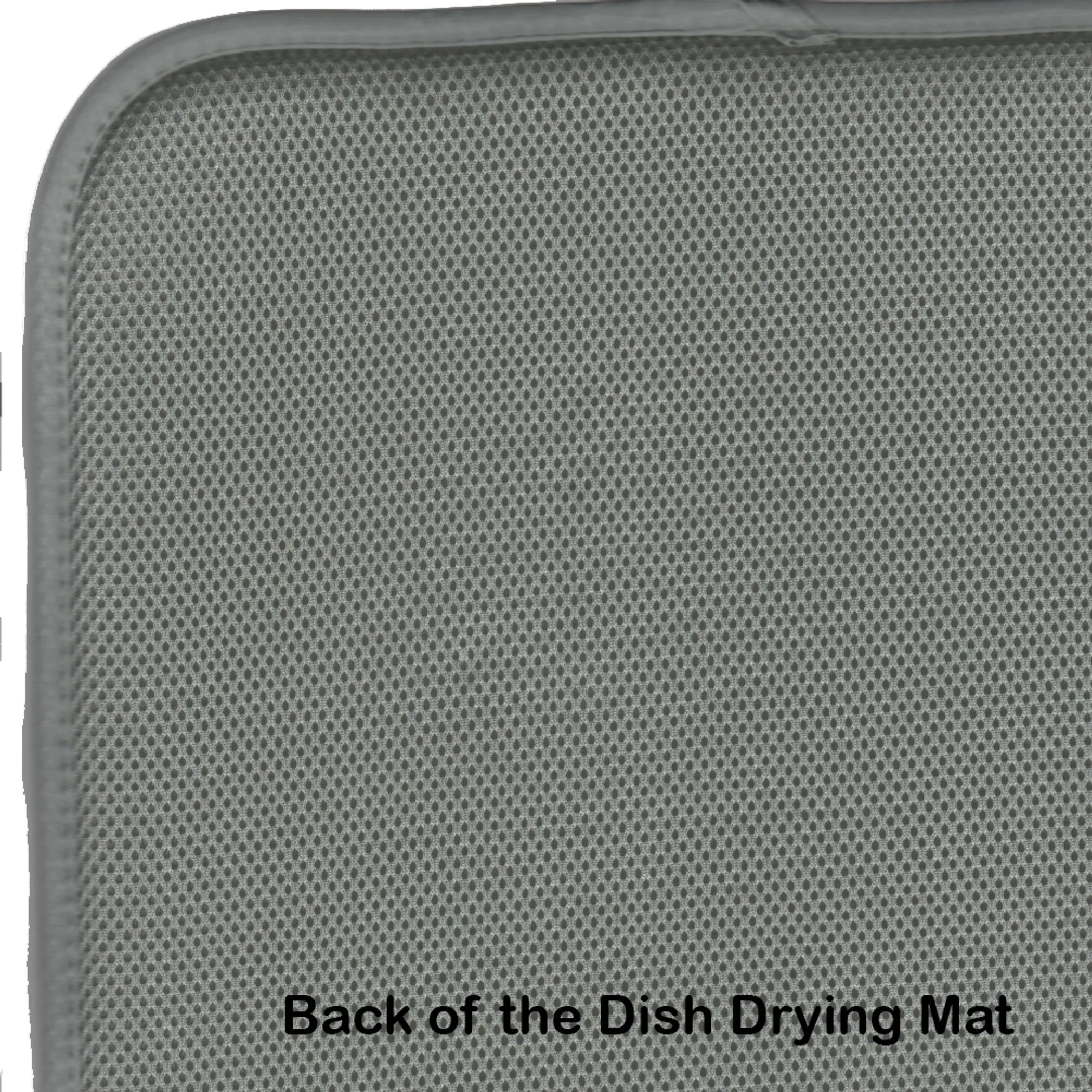Flowers in Watercolor Dish Drying Mat - Size: 14  X 21" | Pack Of: 1 | Collection name: Flowers in watercolor