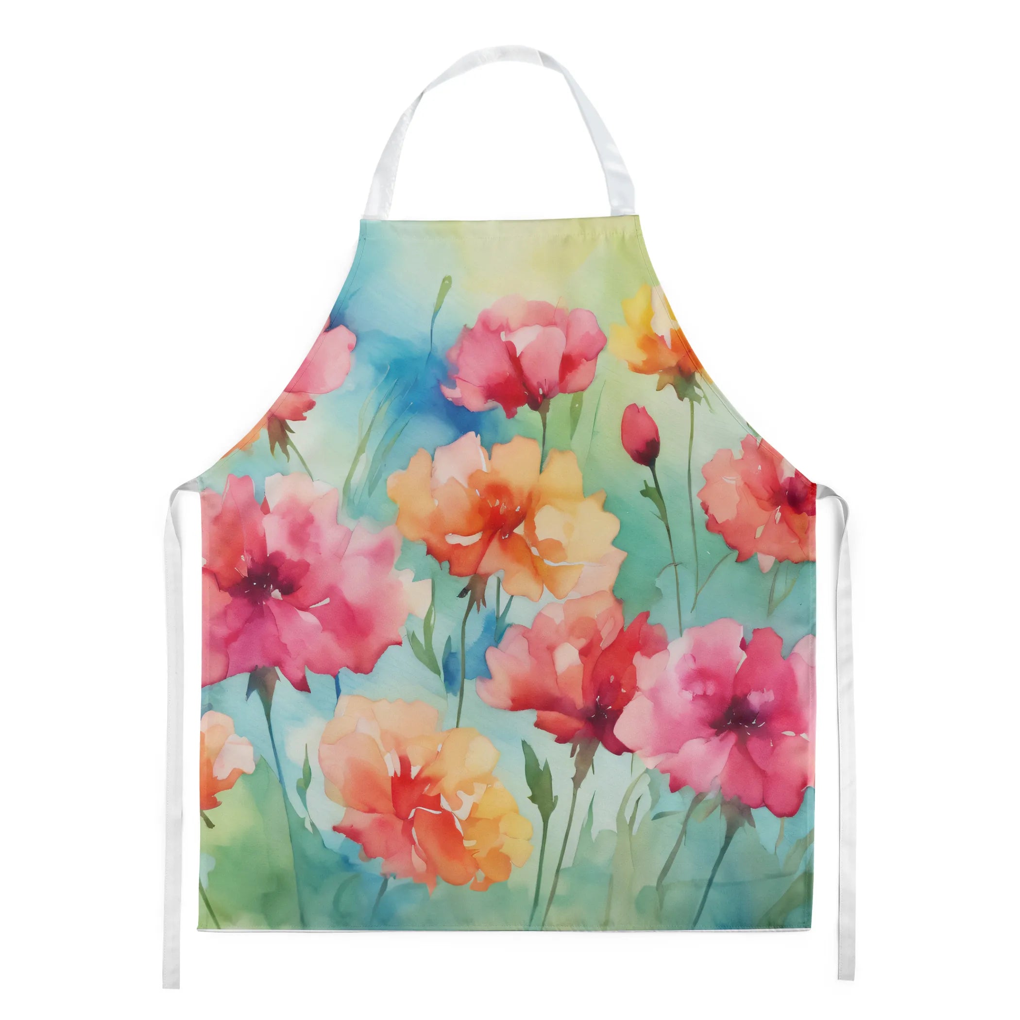 Flowers in Watercolor Apron - Size: LARGE | Pack Of: 1 | Collection name: Flowers in watercolor