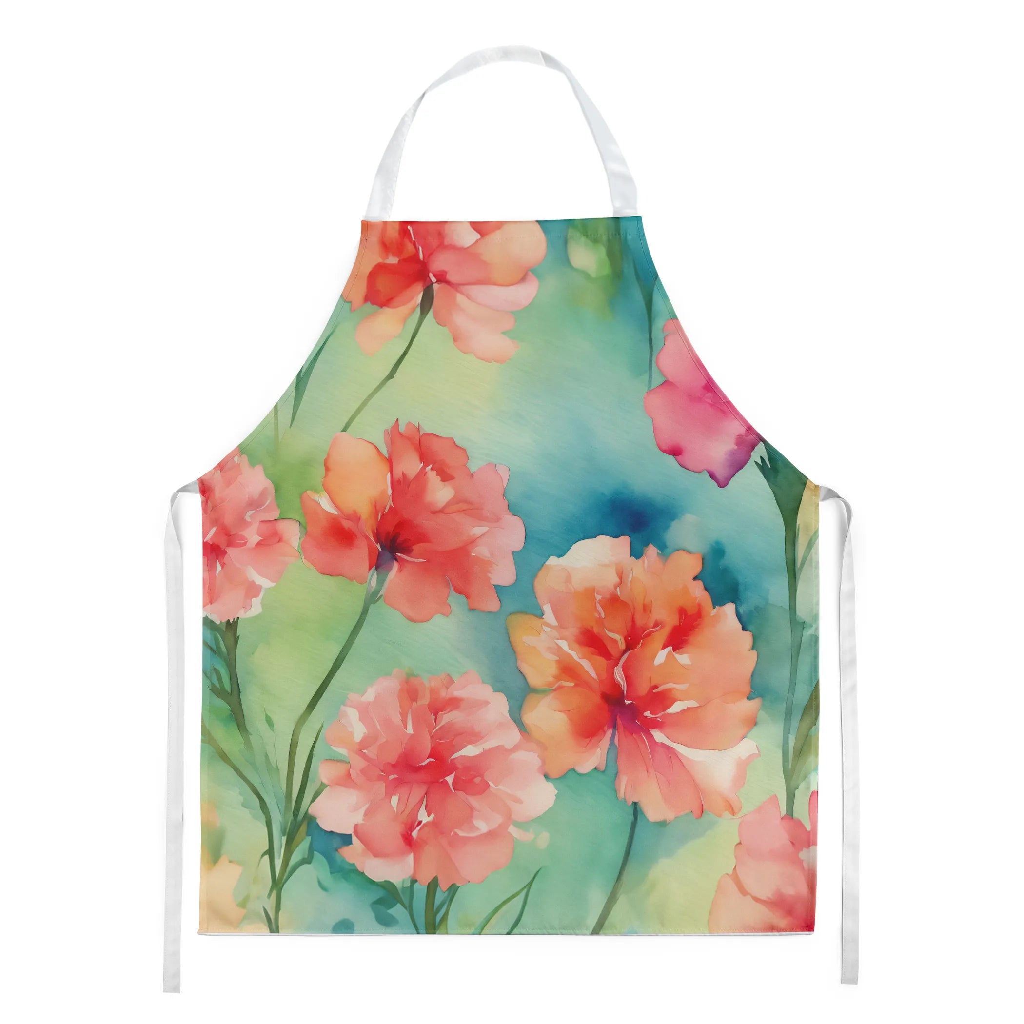 Flowers in Watercolor Apron - Size: LARGE | Pack Of: 1 | Collection name: Flowers in watercolor