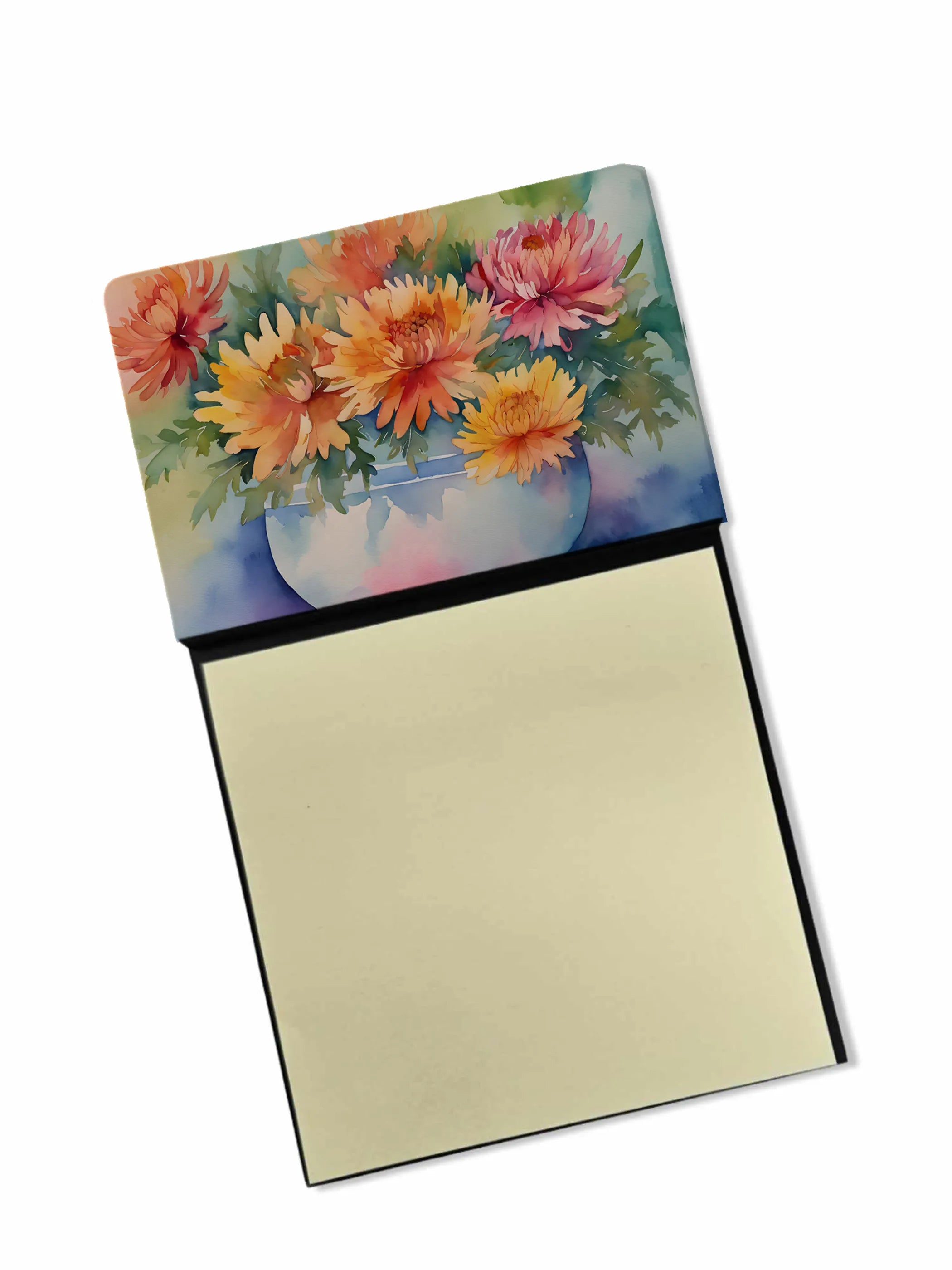 Flowers in Watercolor Sticky Note Holder - Pack Of: 1 | Collection name: Flowers in watercolor