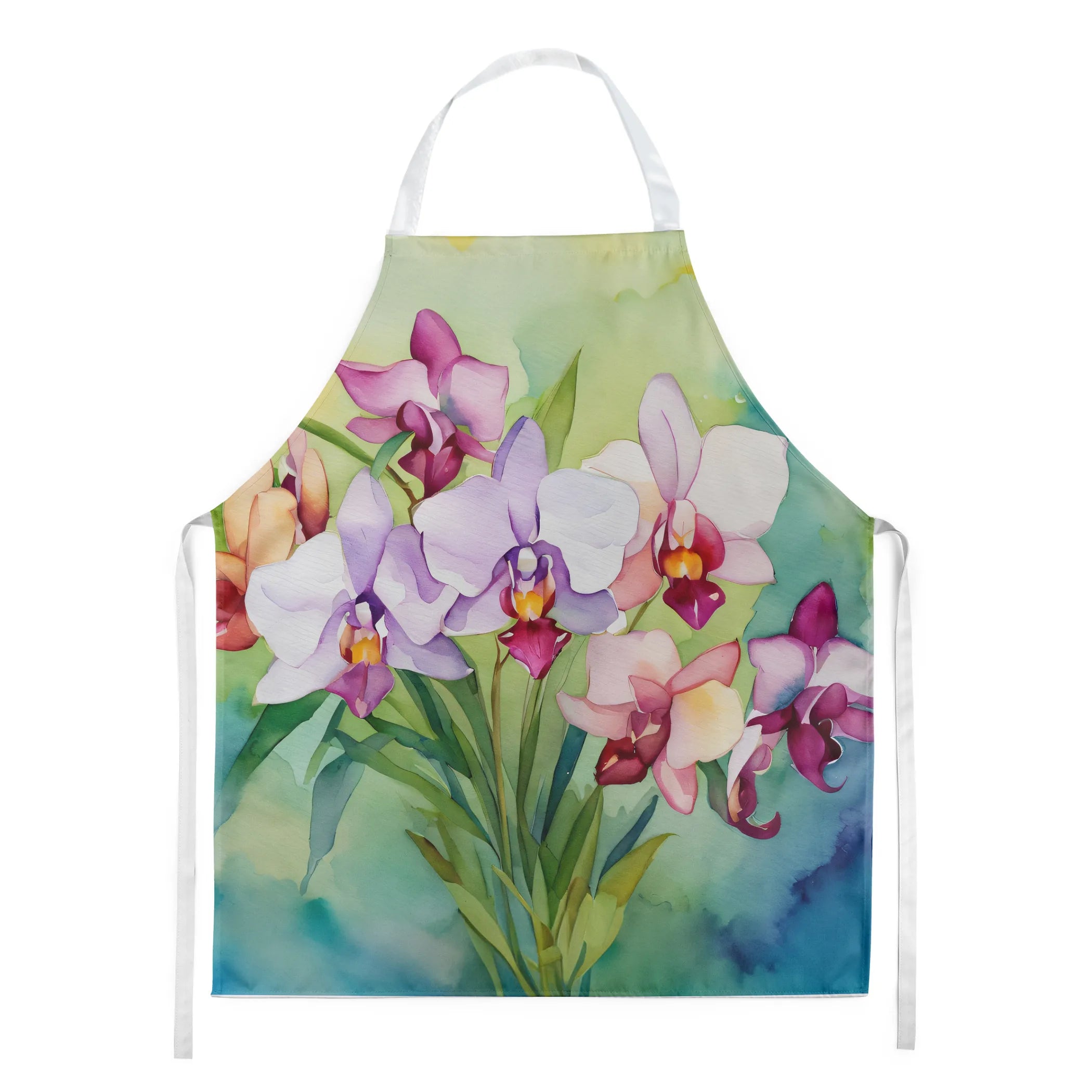 Flowers in Watercolor Apron - Size: LARGE | Pack Of: 1 | Collection name: Flowers in watercolor