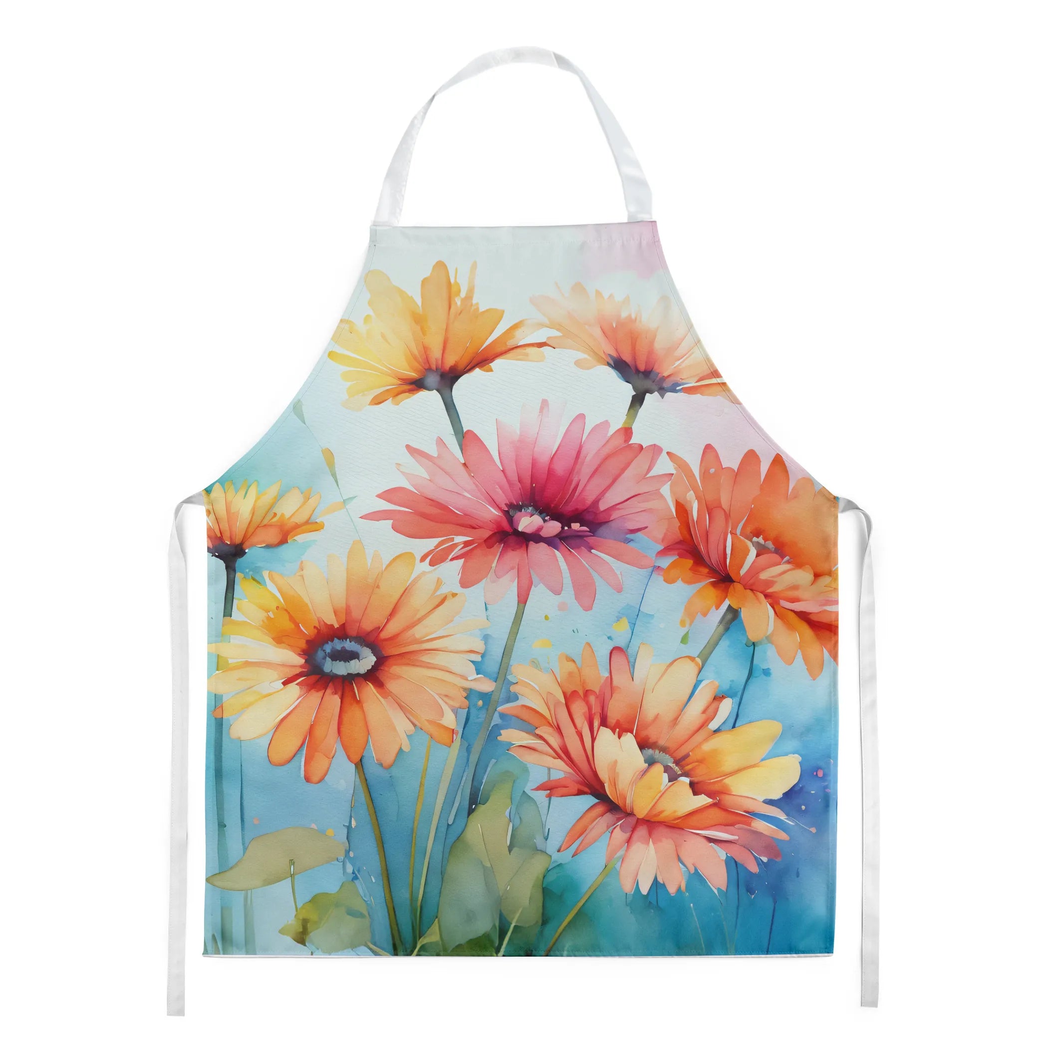 Flowers in Watercolor Apron - Size: LARGE | Pack Of: 1 | Collection name: Flowers in watercolor