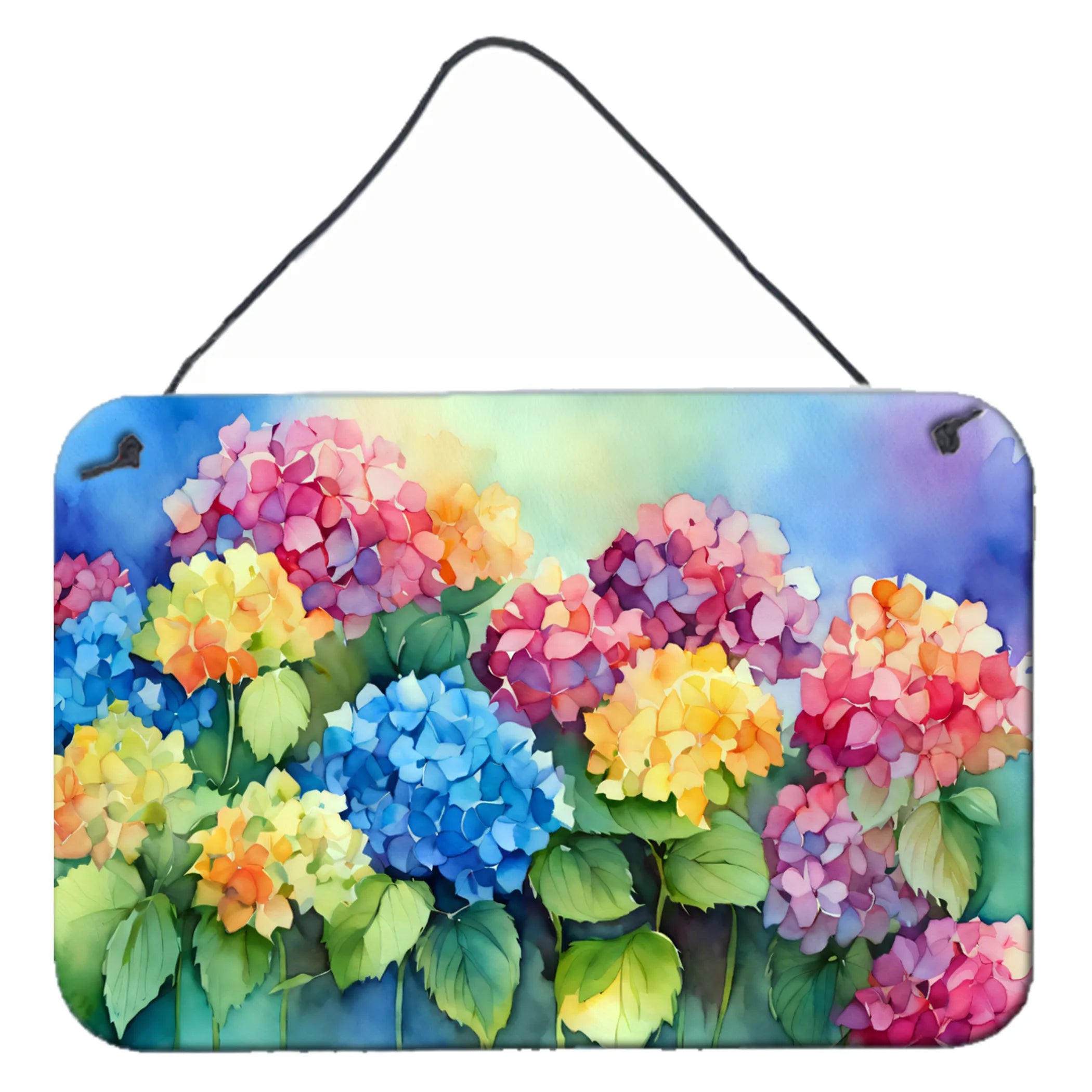 Flowers in Watercolor Wall or Door Hanging Prints - Size: 8HX12W | Pack Of: 1 | Collection name: Flowers in watercolor