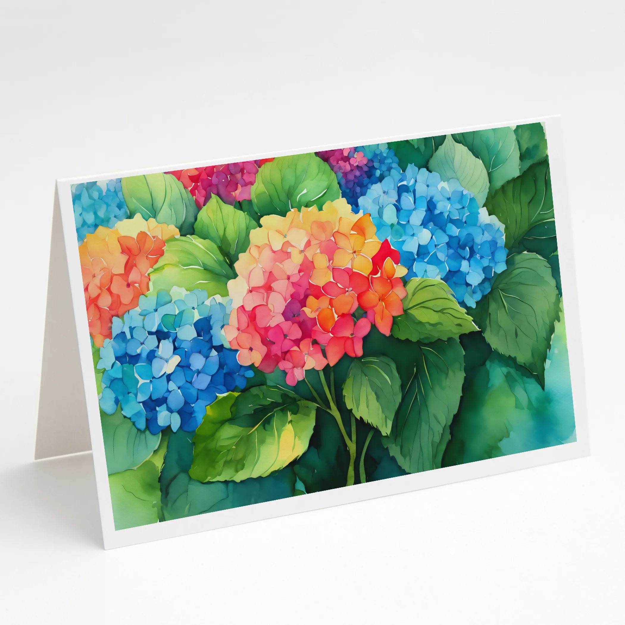 Flowers in Watercolor Greeting Cards  - Size: 5X7 | Pack Of: 1 | Collection name: Flowers in watercolor