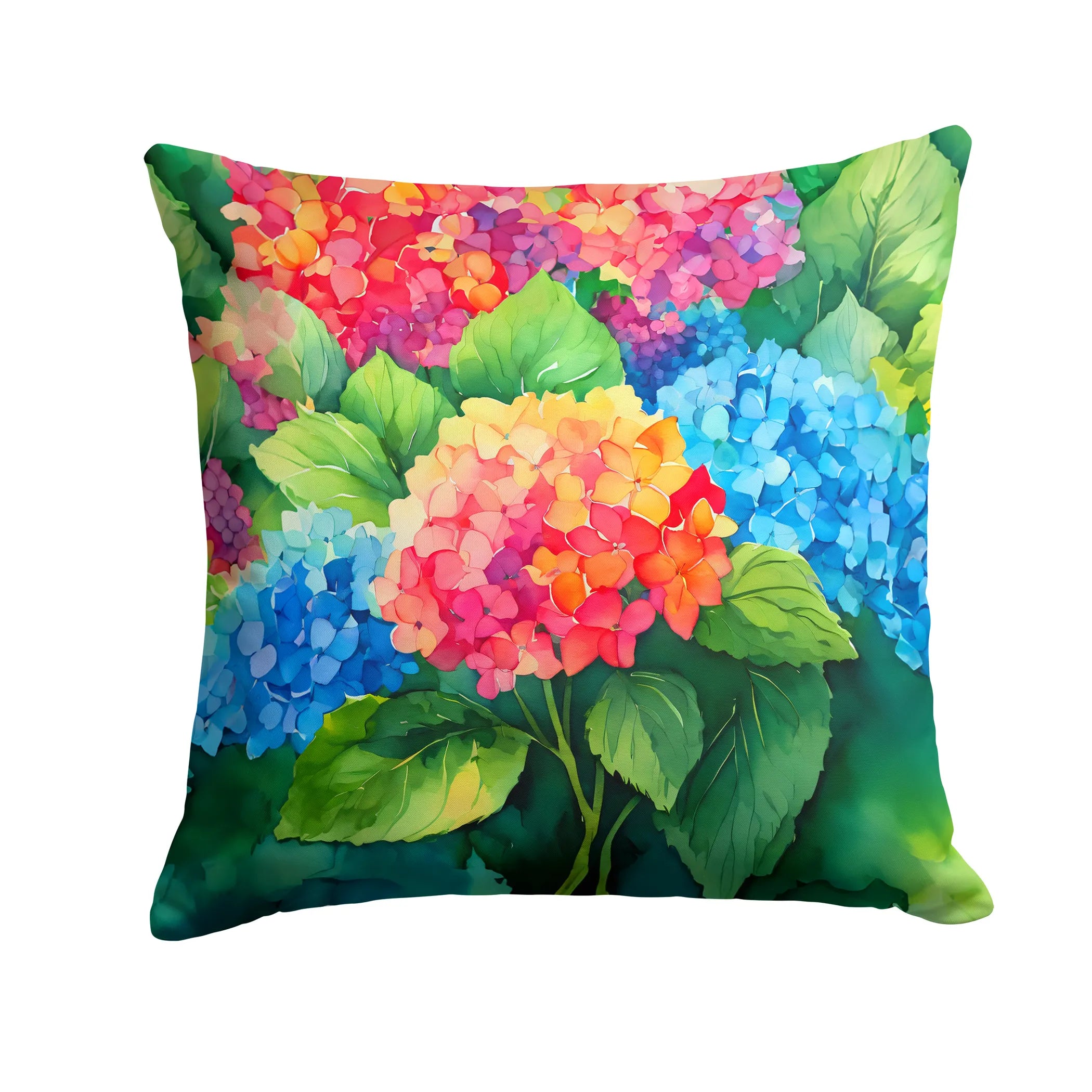 Flowers in Watercolor Throw Pillow - Pack Of: 1 | Collection name: Flowers in watercolor