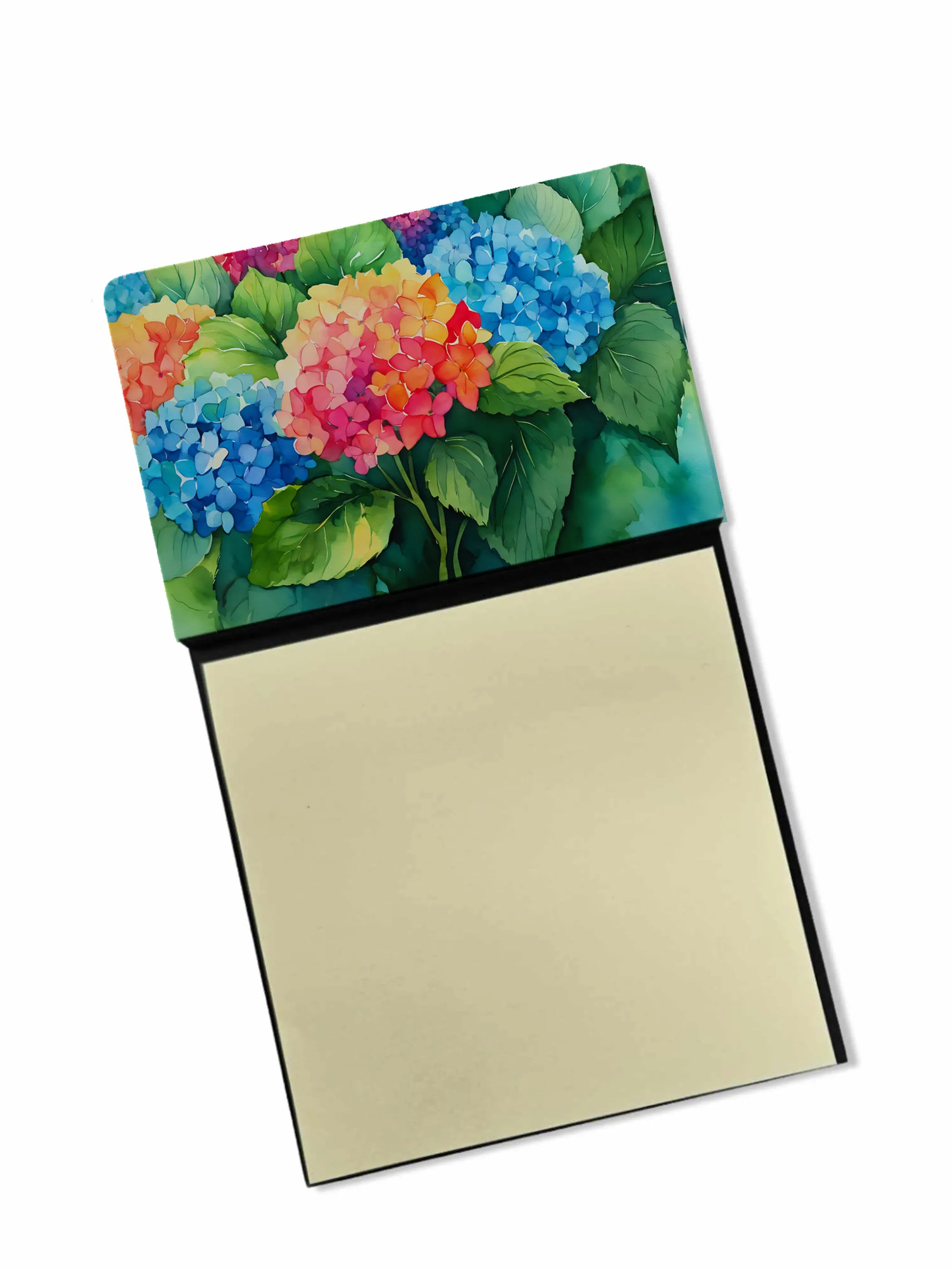 Flowers in Watercolor Sticky Note Holder - Pack Of: 1 | Collection name: Flowers in watercolor