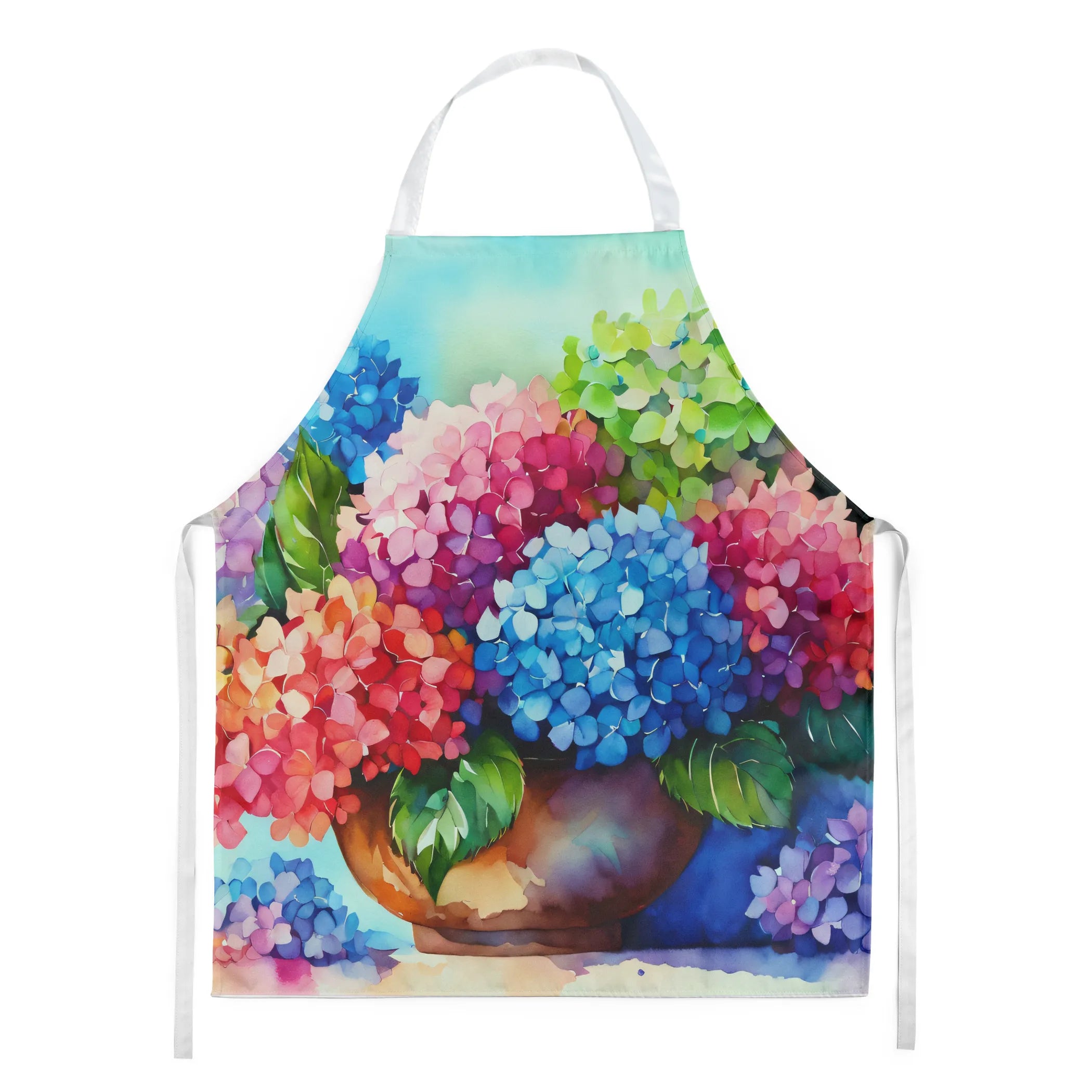 Flowers in Watercolor Apron - Size: LARGE | Pack Of: 1 | Collection name: Flowers in watercolor