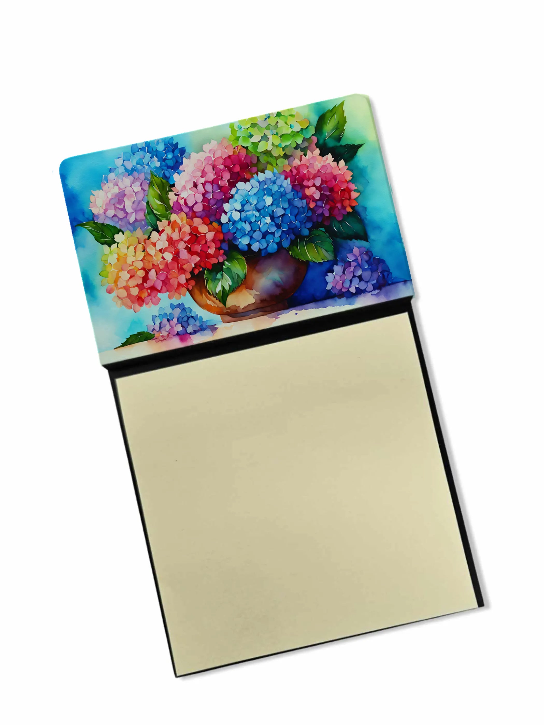 Flowers in Watercolor Sticky Note Holder - Pack Of: 1 | Collection name: Flowers in watercolor