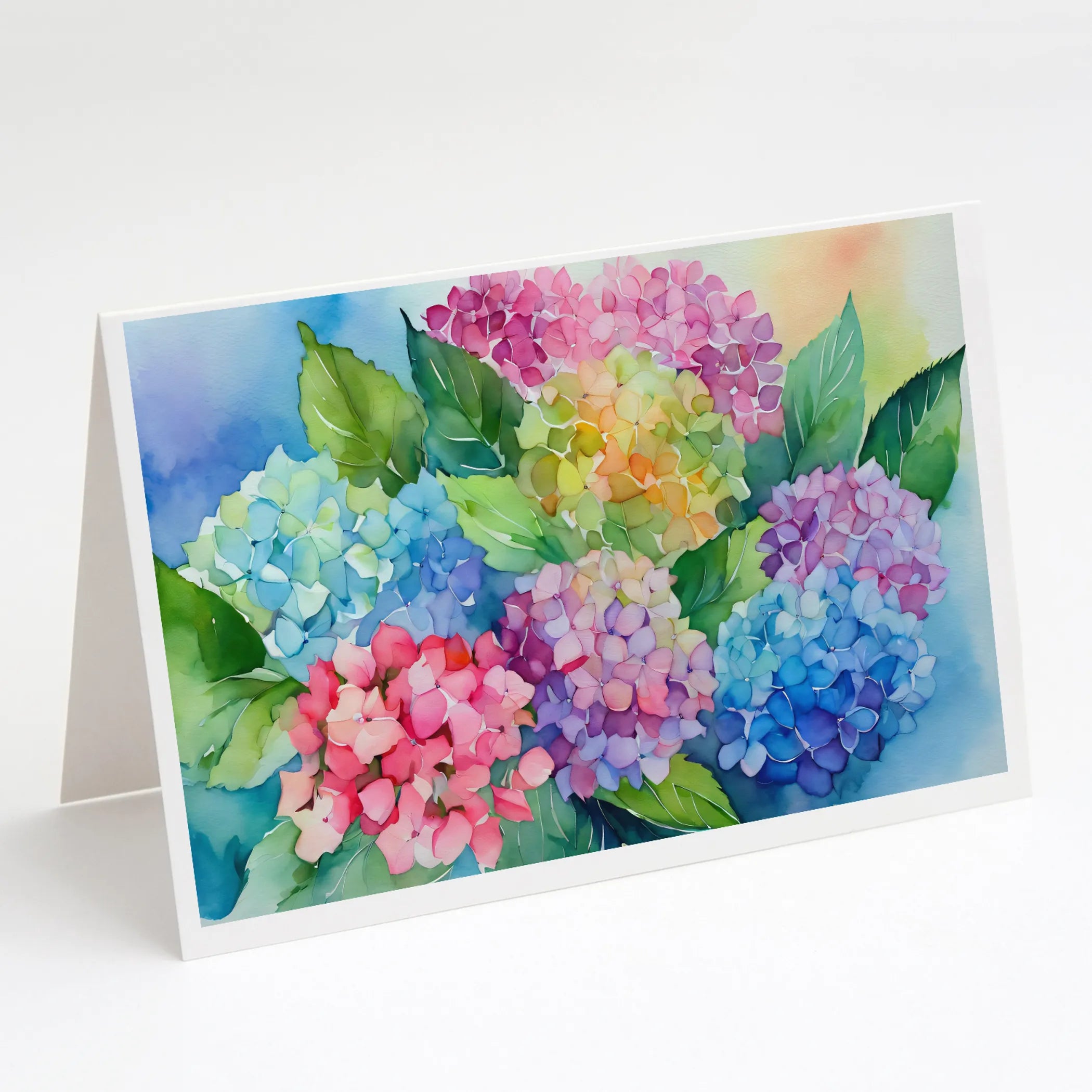 Flowers in Watercolor Greeting Cards  - Size: 5X7 | Pack Of: 1 | Collection name: Flowers in watercolor