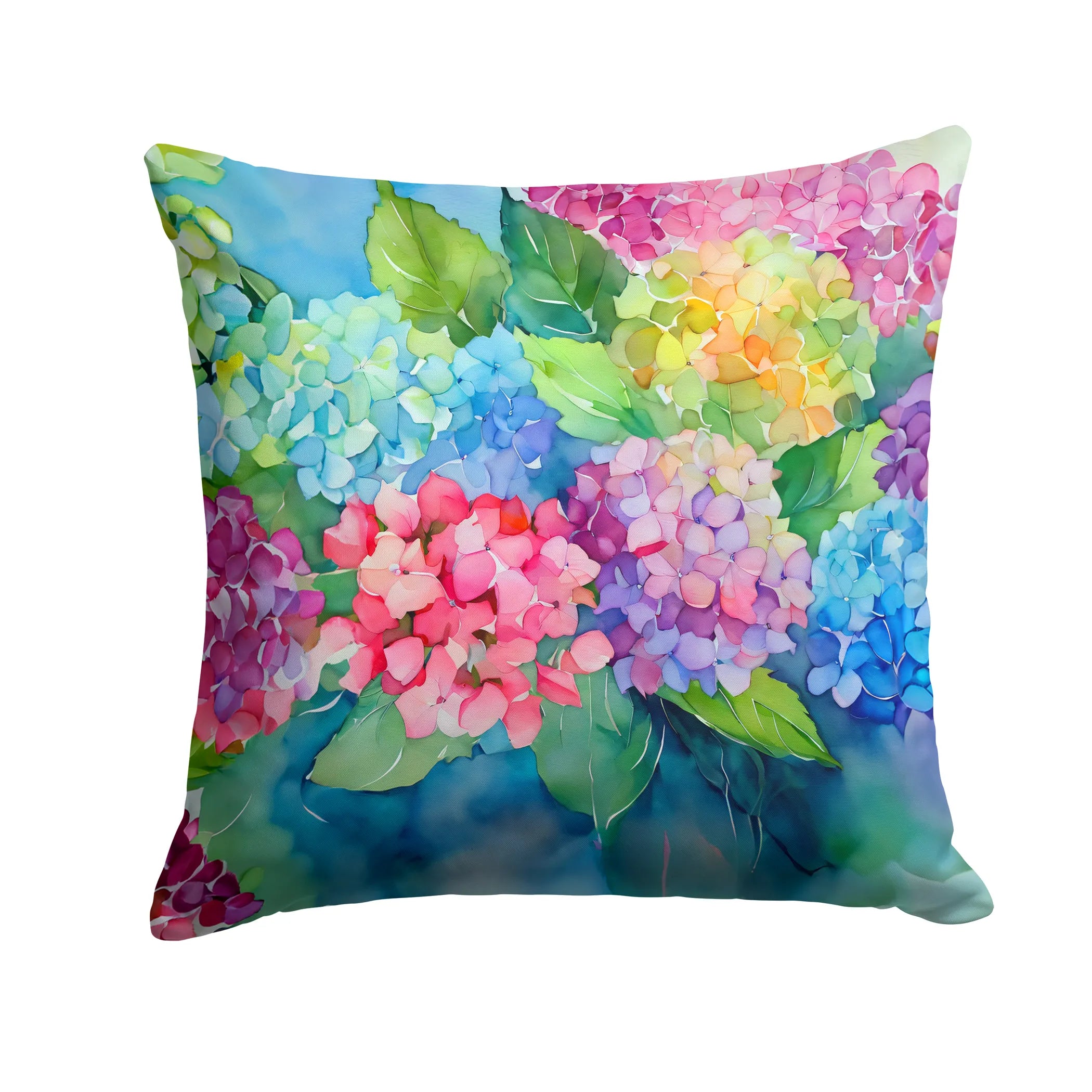 Flowers in Watercolor Throw Pillow - Pack Of: 1 | Collection name: Flowers in watercolor