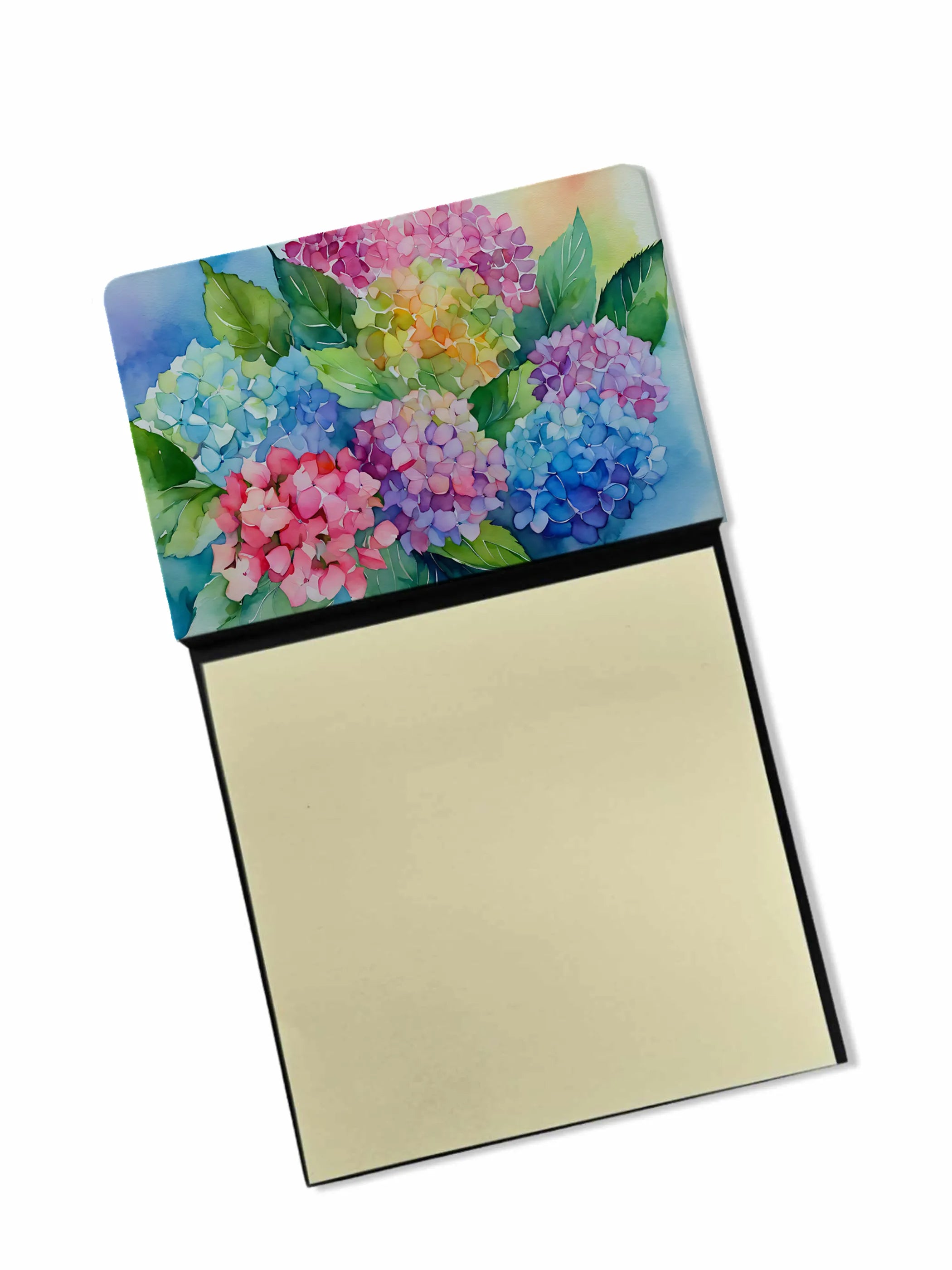 Flowers in Watercolor Sticky Note Holder - Pack Of: 1 | Collection name: Flowers in watercolor