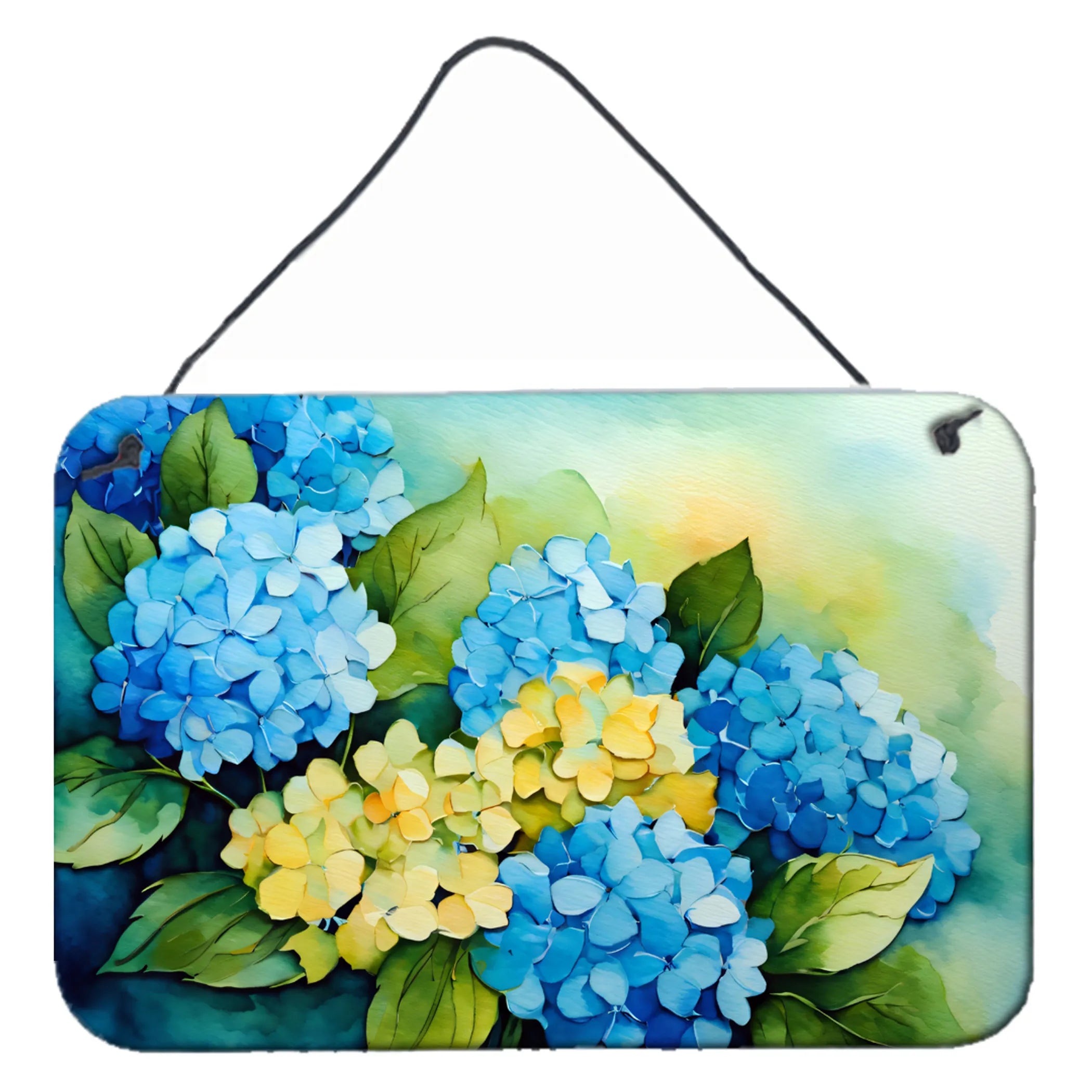 Flowers in Watercolor Wall or Door Hanging Prints - Size: 8HX12W | Pack Of: 1 | Collection name: Flowers in watercolor