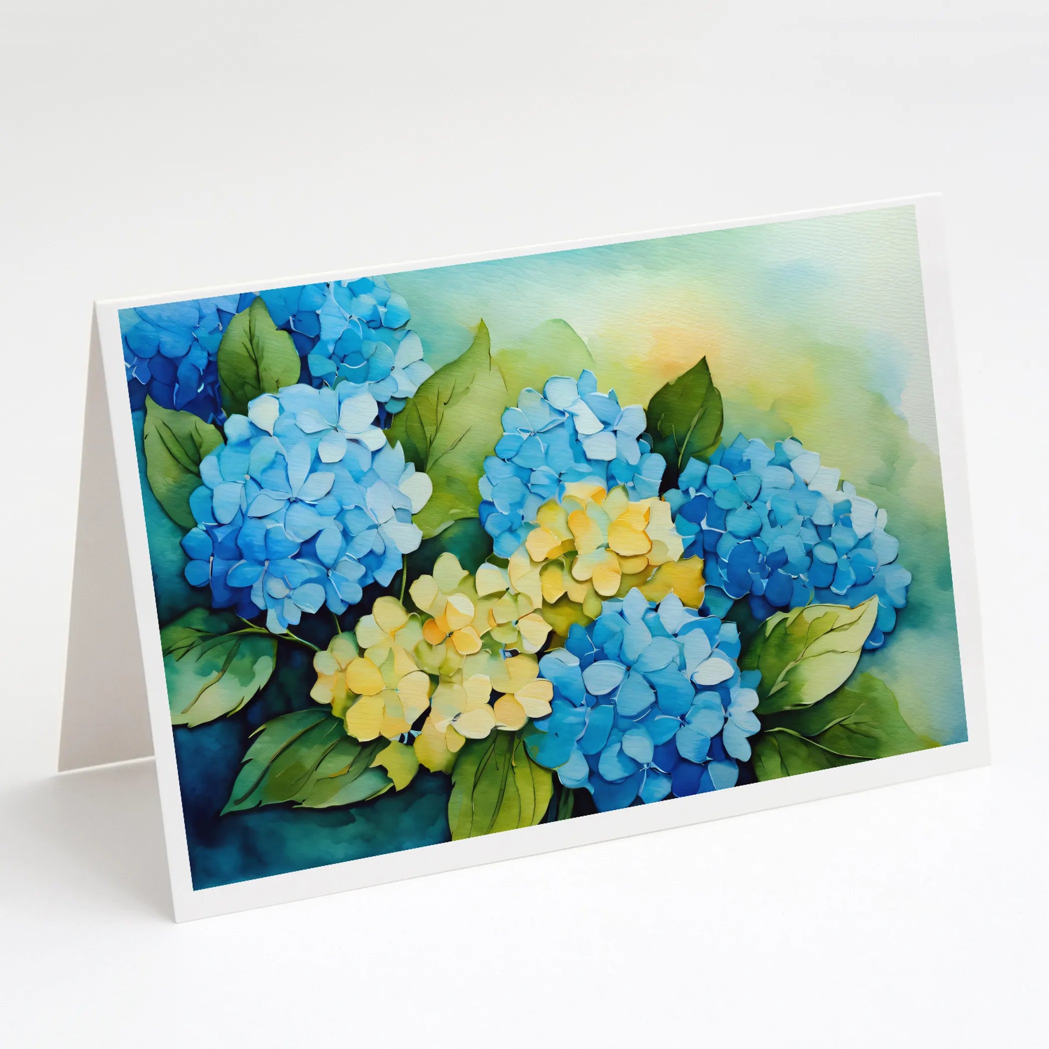 Flowers in Watercolor Greeting Cards  - Size: 5X7 | Pack Of: 1 | Collection name: Flowers in watercolor