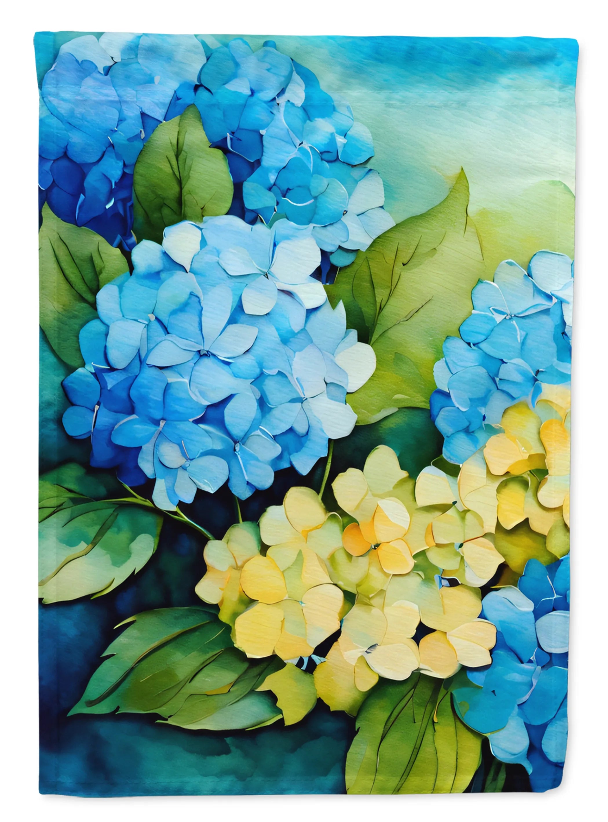 Flowers in Watercolor Decorative Flag - Pack Of: 1 | Collection name: Flowers in watercolor